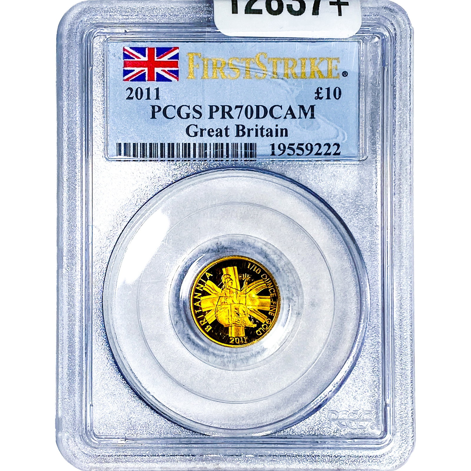 2011 Great Britain Gold £10 1/10oz AGW PCGS PR70 DCAM: 2011 Great Britain Gold £10 1/10oz AGW PCGS PR70 DCAM