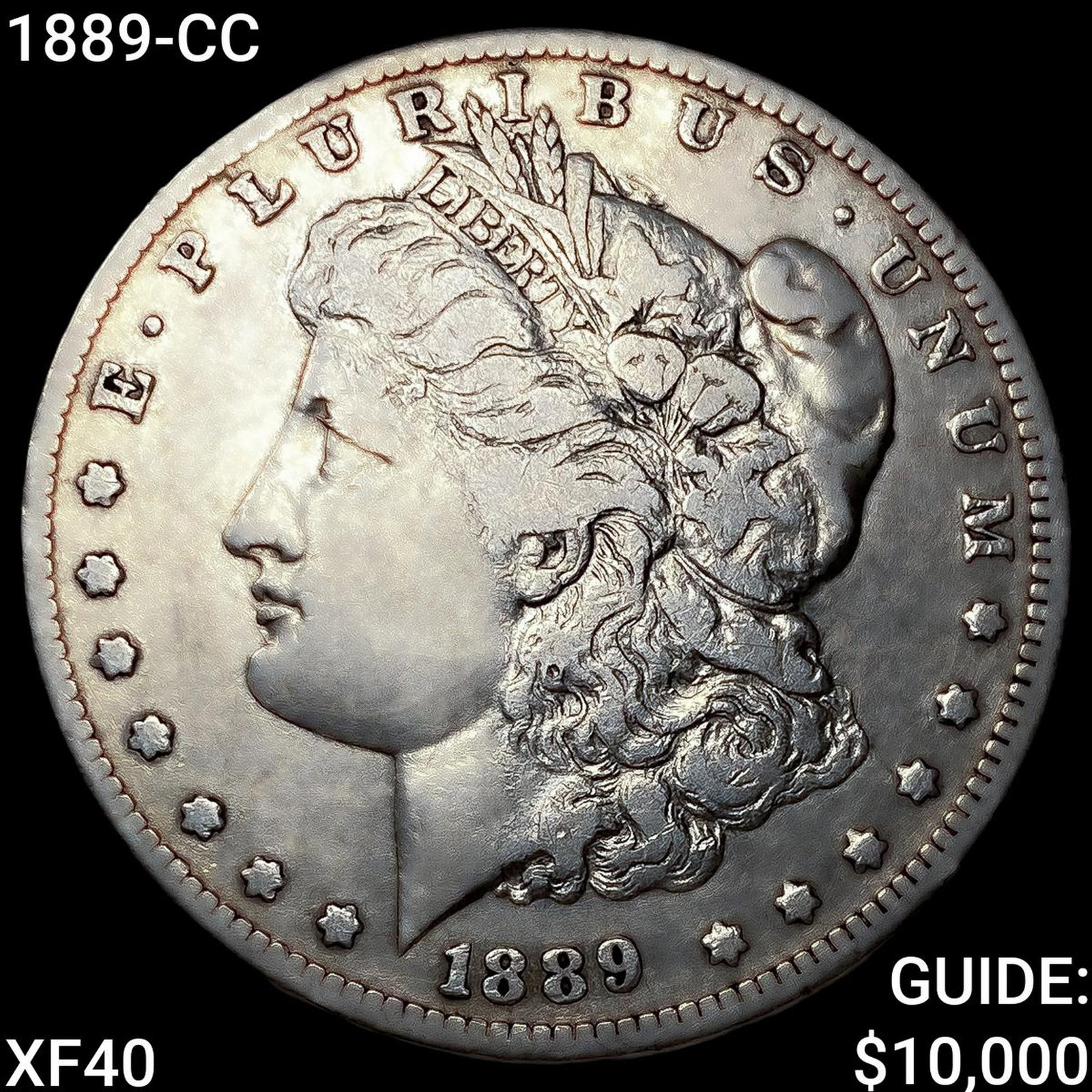 1889-CC Morgan Silver Dollar NEARLY UNCIRCULATED (1 of 2)