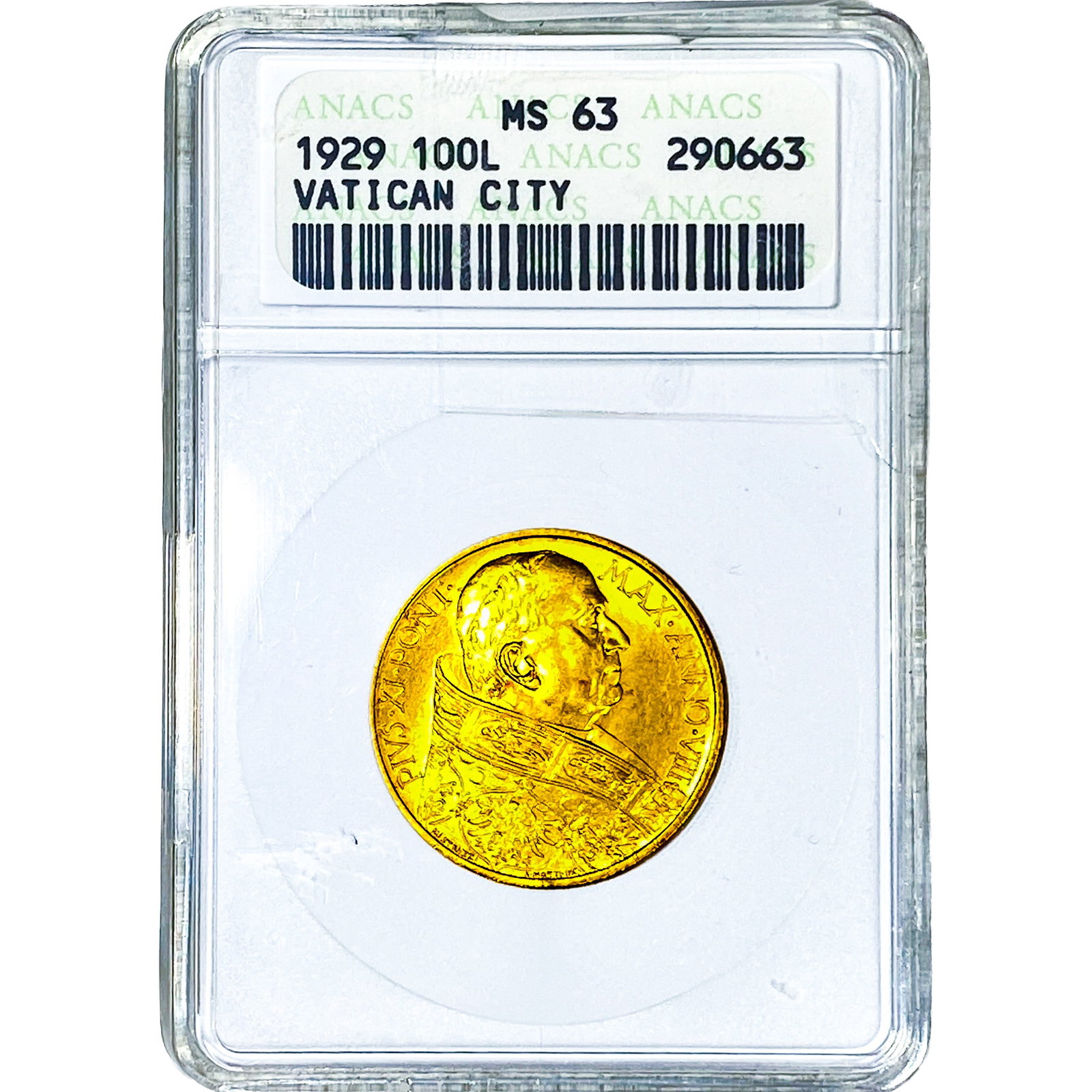 1929 ANACS MS63: 1929 ANACS MS63