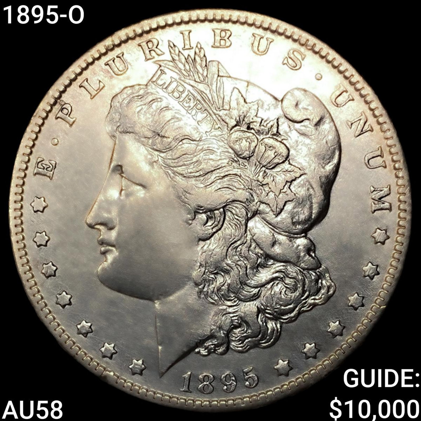 1895-O Morgan Silver Dollar CHOICE AU: 1895-O Morgan Silver Dollar CHOICE AU