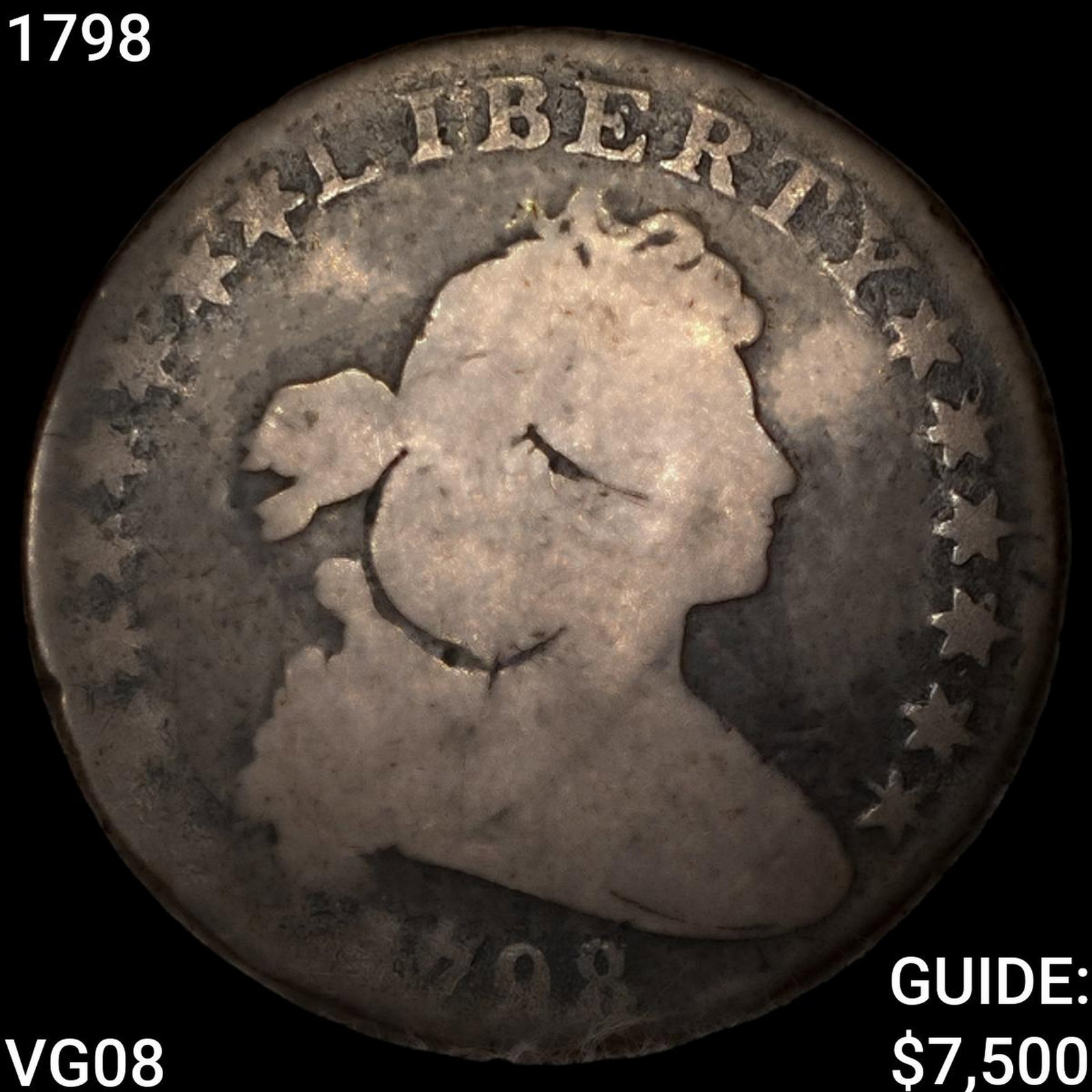 1798 Draped Bust Dollar NICELY CIRCULATED (1 of 2)