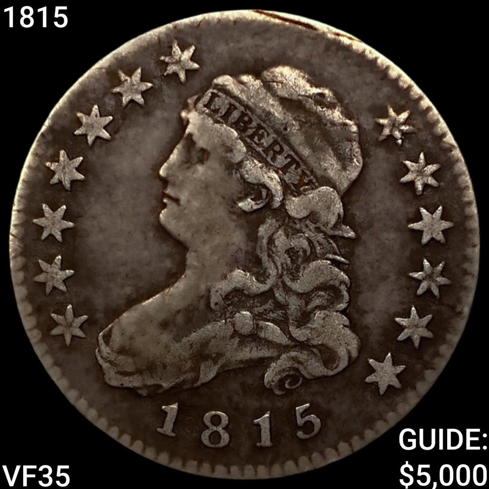 1815 Capped Bust Quarter ABOUT UNCIRCULATED (1 of 2)