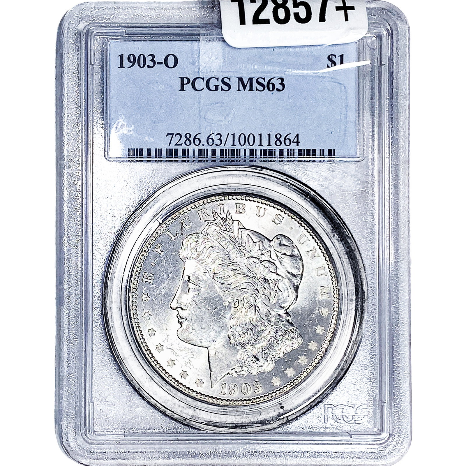 1903-O Mercury Silver Dollar PCGS MS63: 1903-O Mercury Silver Dollar PCGS MS63