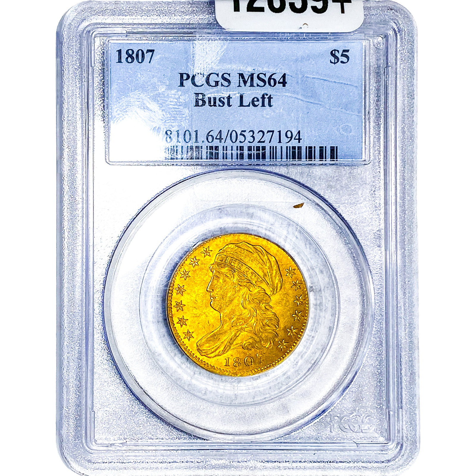 1807 $5 Gold Half Eagle PCGS MS64 Bust Left (1 of 4)