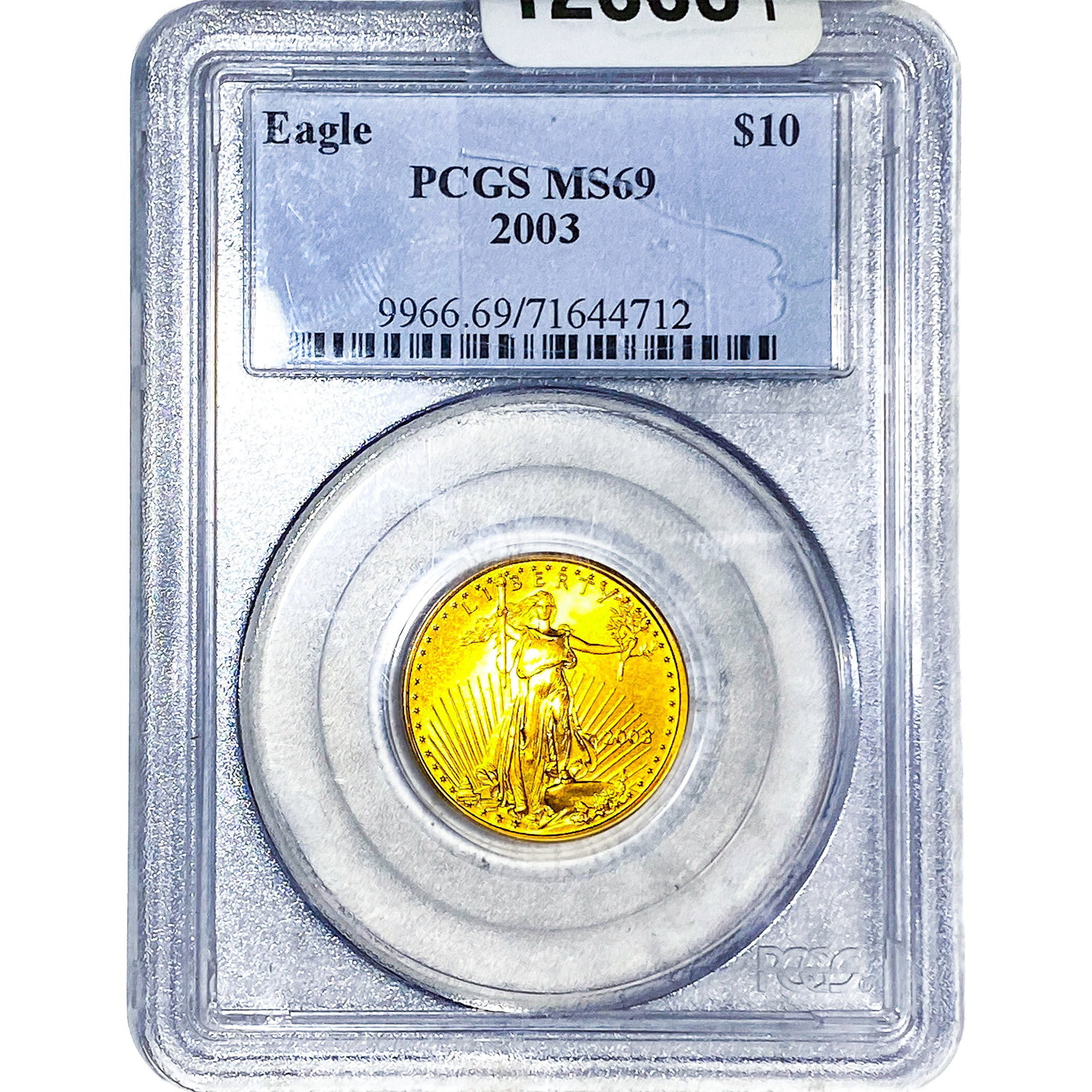 2003 $10 Gold Eagle 1/4oz AGW PCGS MS69 (1 of 4)