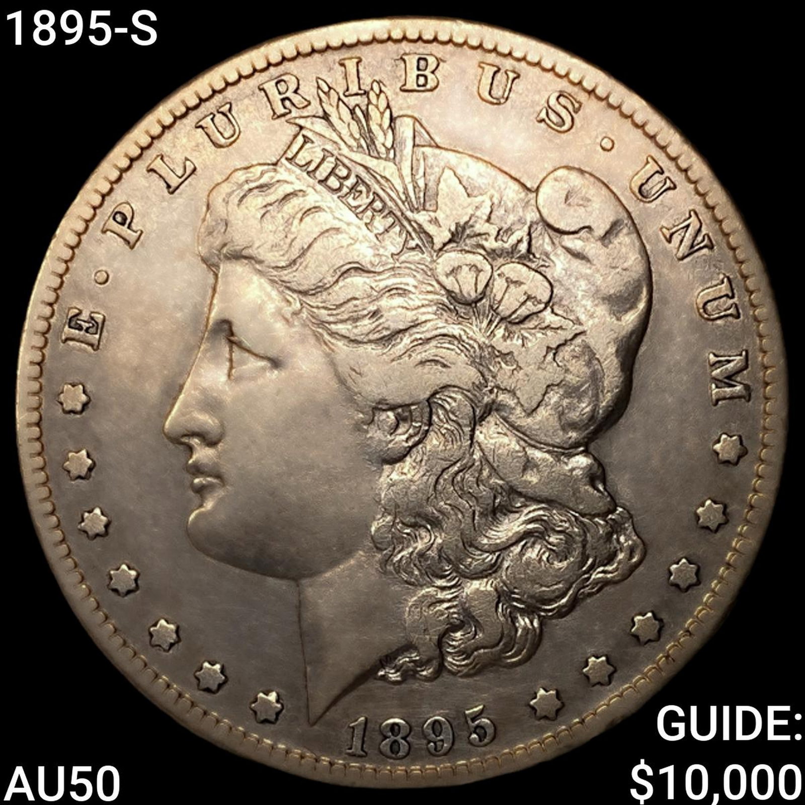 1895-S Morgan Silver Dollar CLOSELY UNCIRCULATED: 1895-S Morgan Silver Dollar CLOSELY UNCIRCULATED