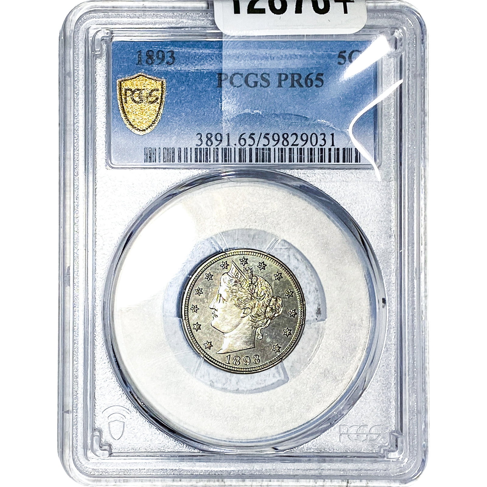 1893 Liberty Victory Nickel PCGS PR65 (1 of 4)