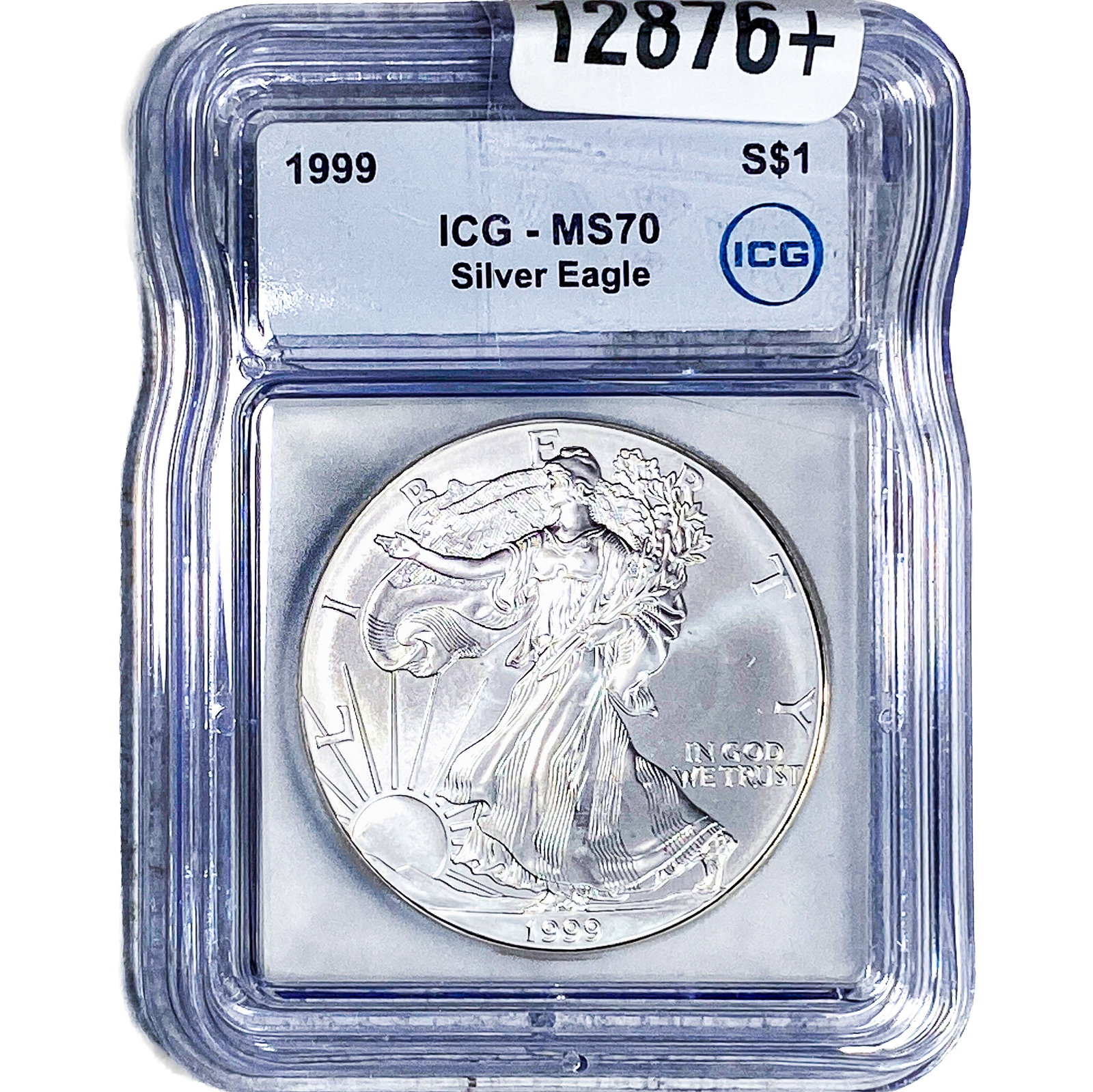 1999 Silver Eagle ICG MS70: 1999 Silver Eagle ICG MS70