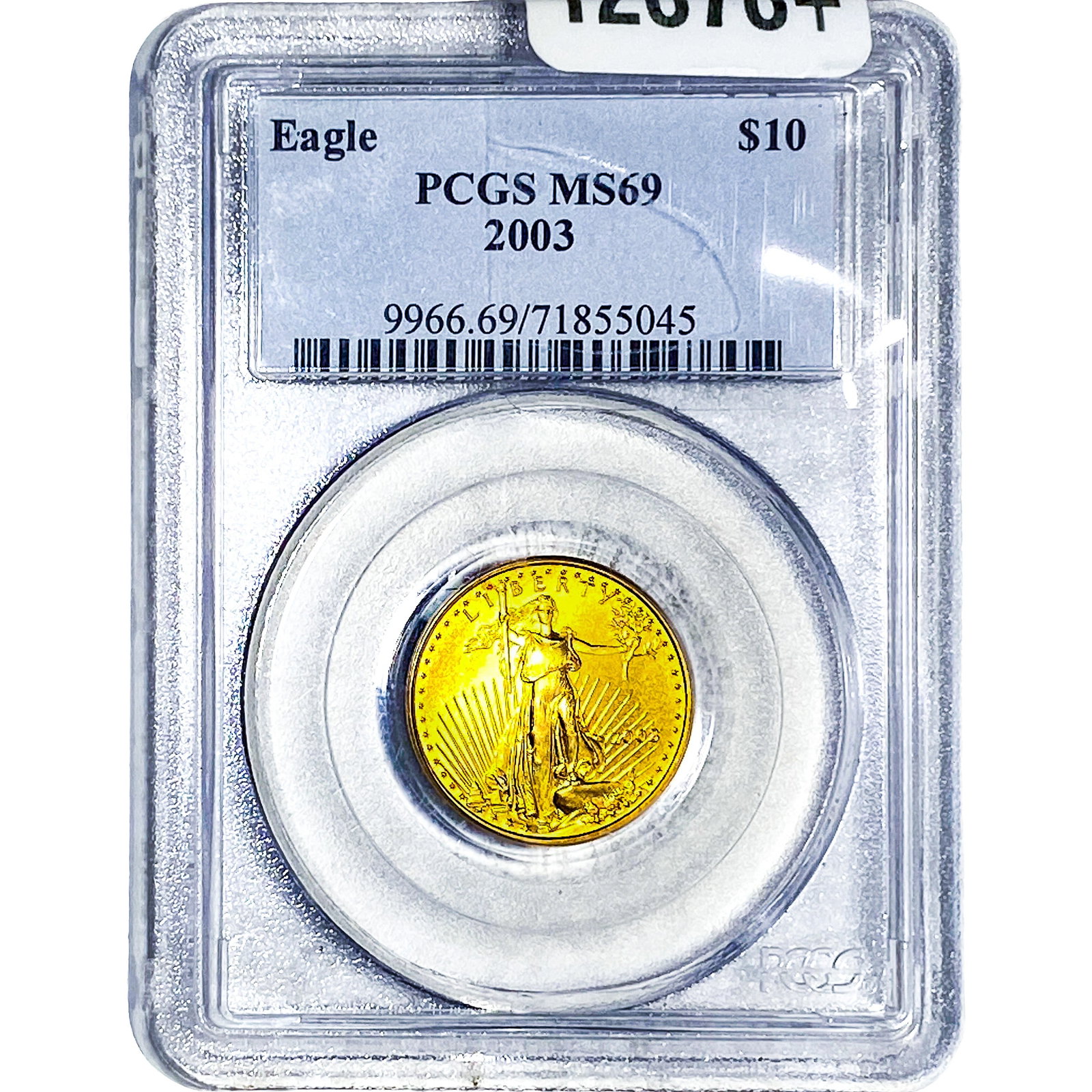 2003 $10 Gold Eagle 1/4oz AGW PCGS MS69: 2003 $10 Gold Eagle 1/4oz AGW PCGS MS69