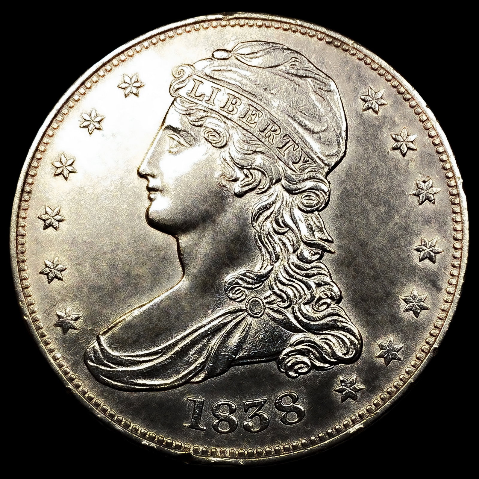 1838 Capped Bust Half Dollar (1 of 2)