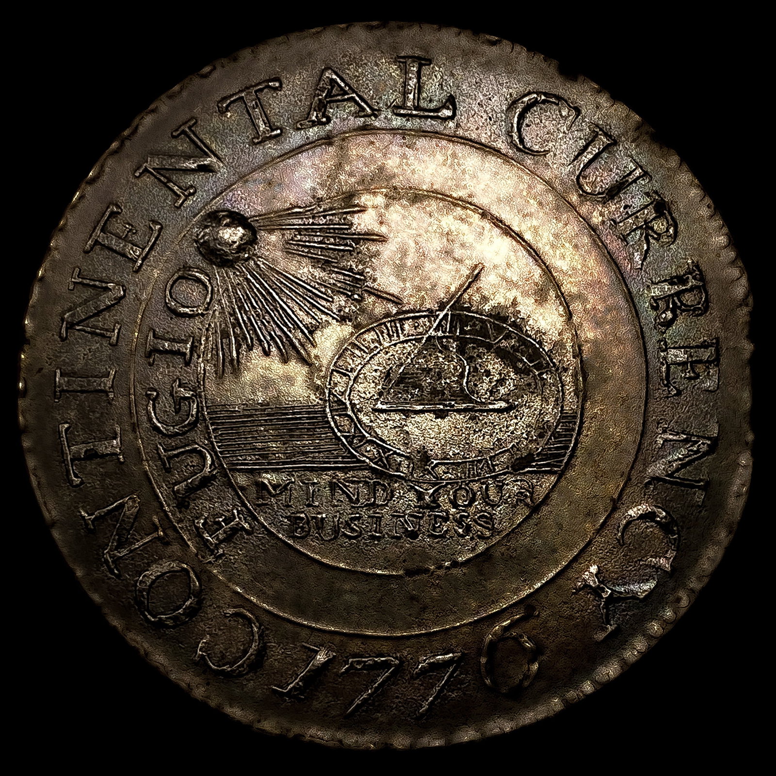 1776 Continental Dollar, Pewter (1 of 2)