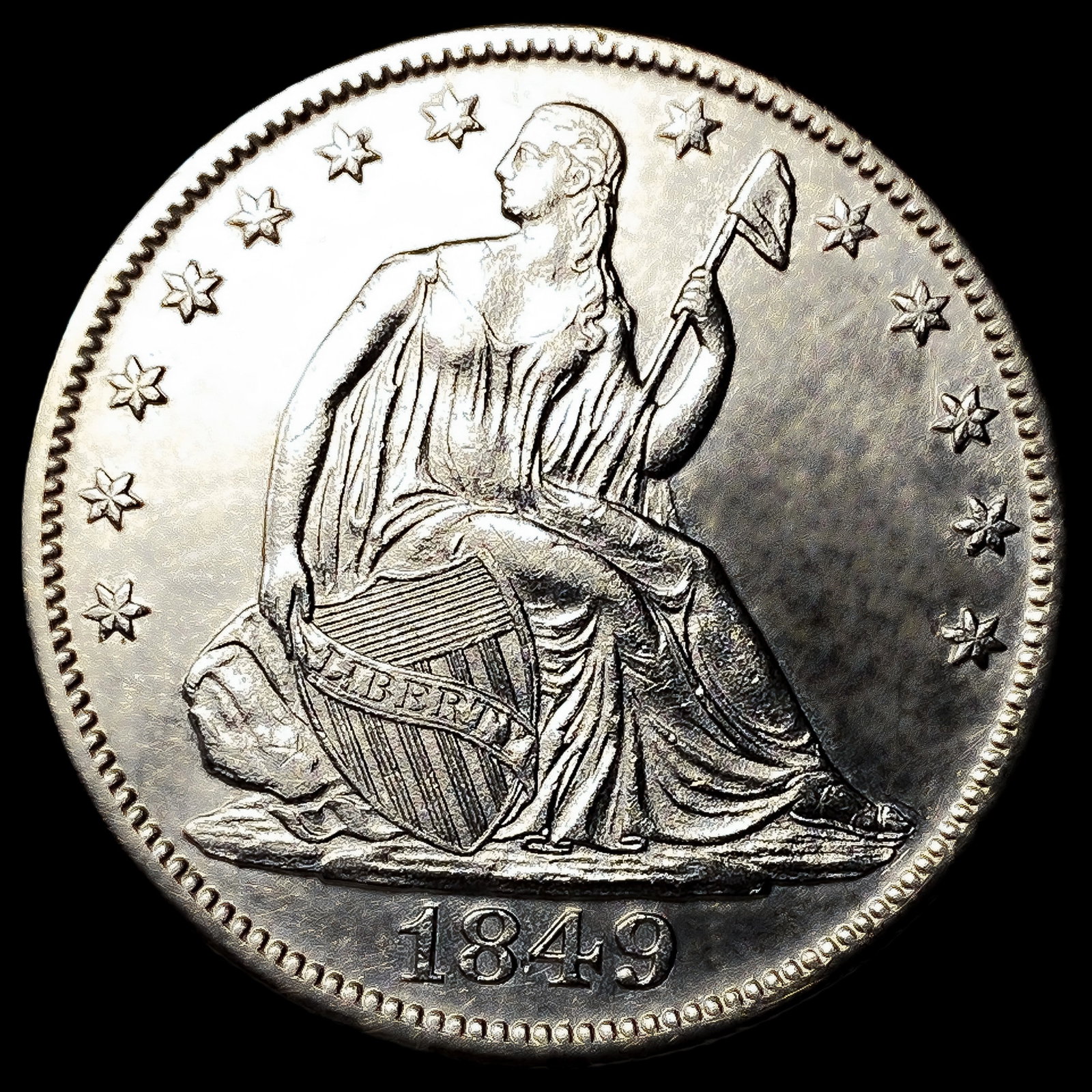 1849-O Seated Liberty Half Dollar (1 of 2)