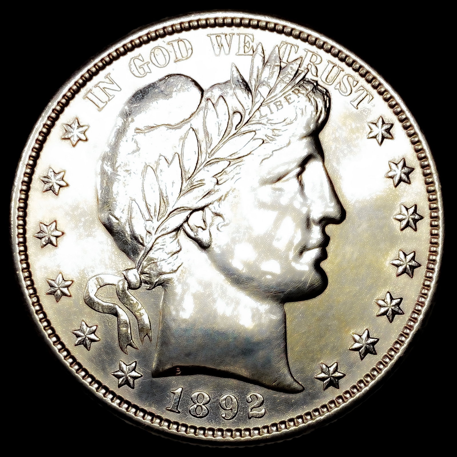 1892-S Barber Half Dollar (1 of 2)