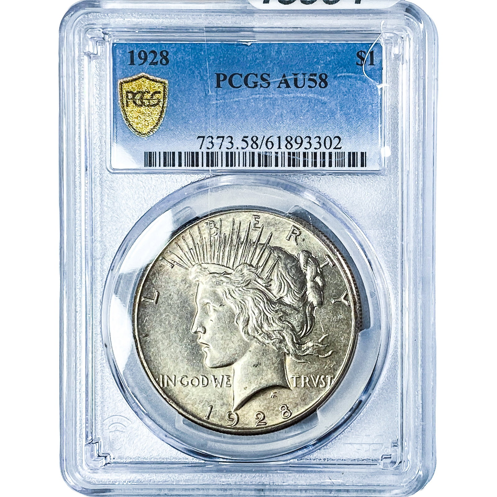1928 Silver Peace Dollar PCGS AU58 (1 of 4)