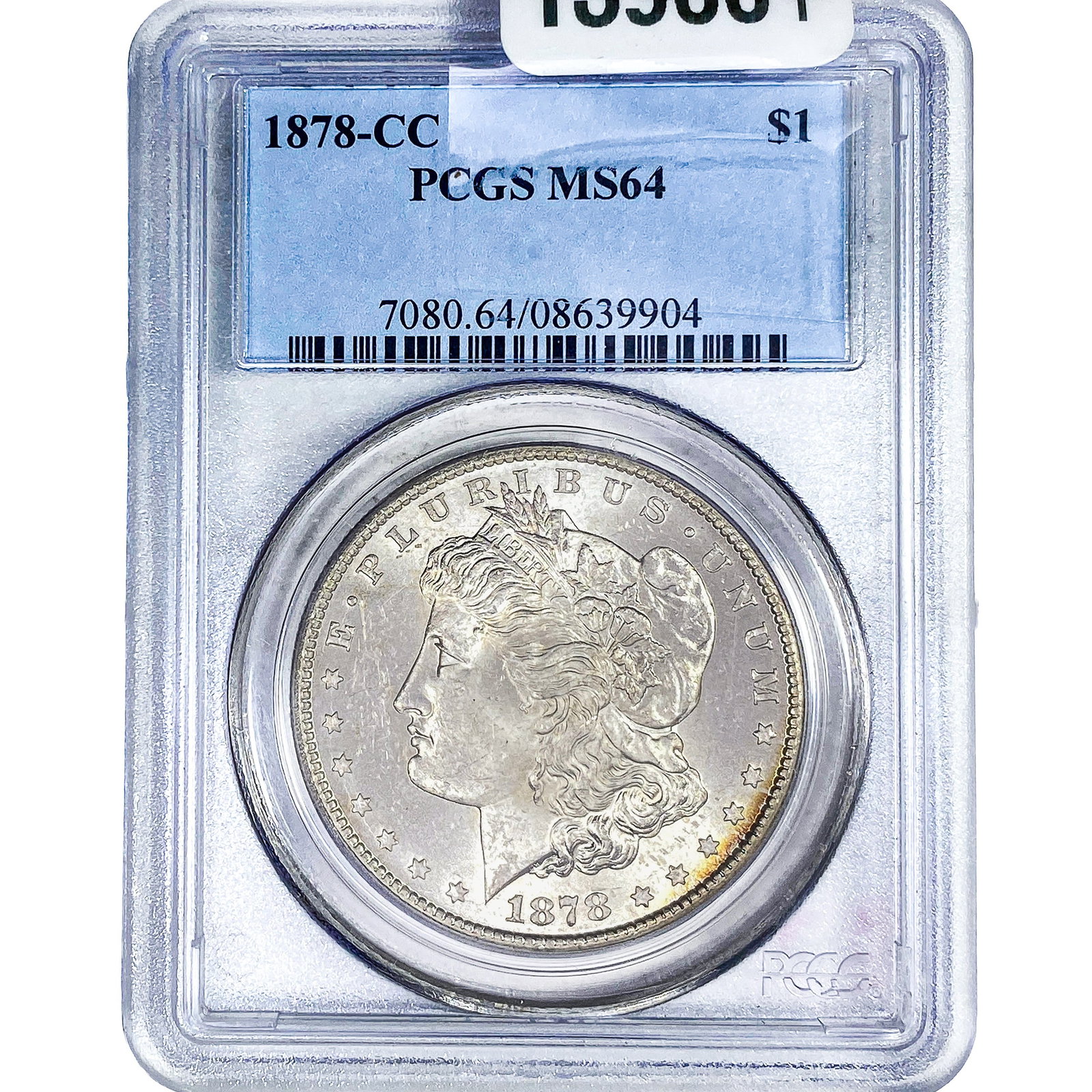 1878-CC Morgan Silver Dollar PCGS MS64 (1 of 4)