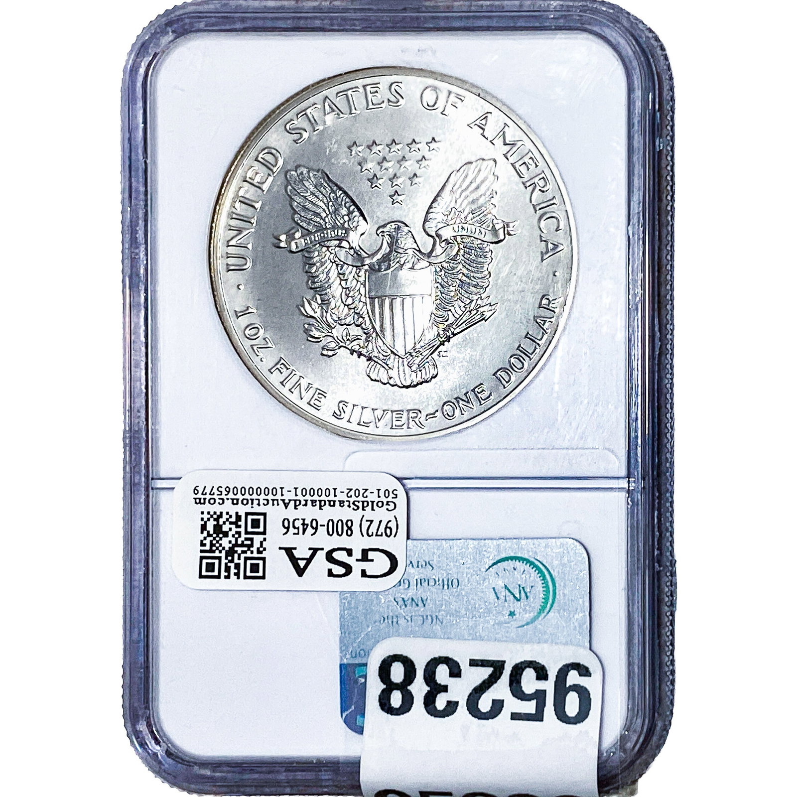 1989 Silver Eagle NGC MS69 - 2