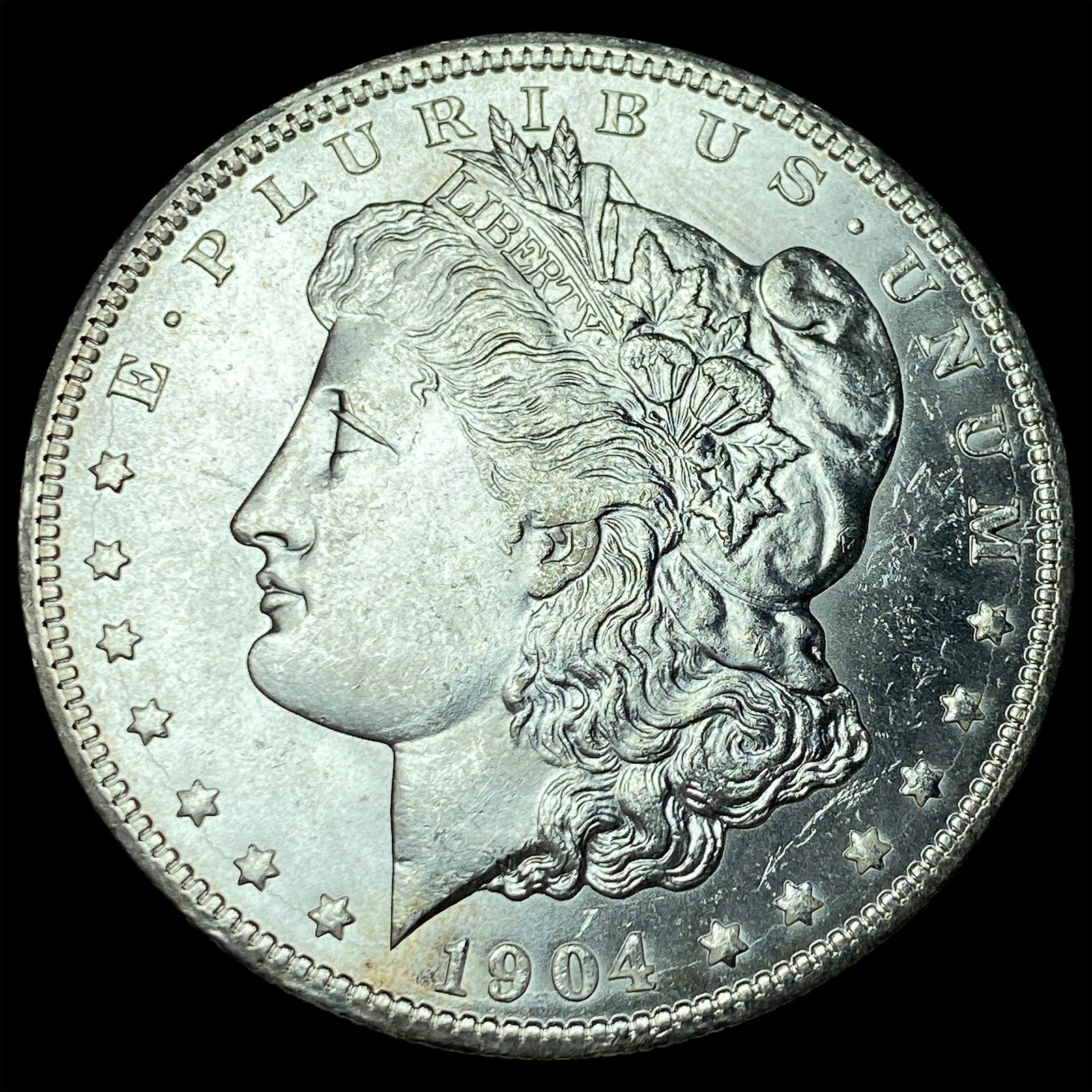 1904-O Silver Morgan Dollar CHOICE BU: 1904-O Silver Morgan Dollar CHOICE BU