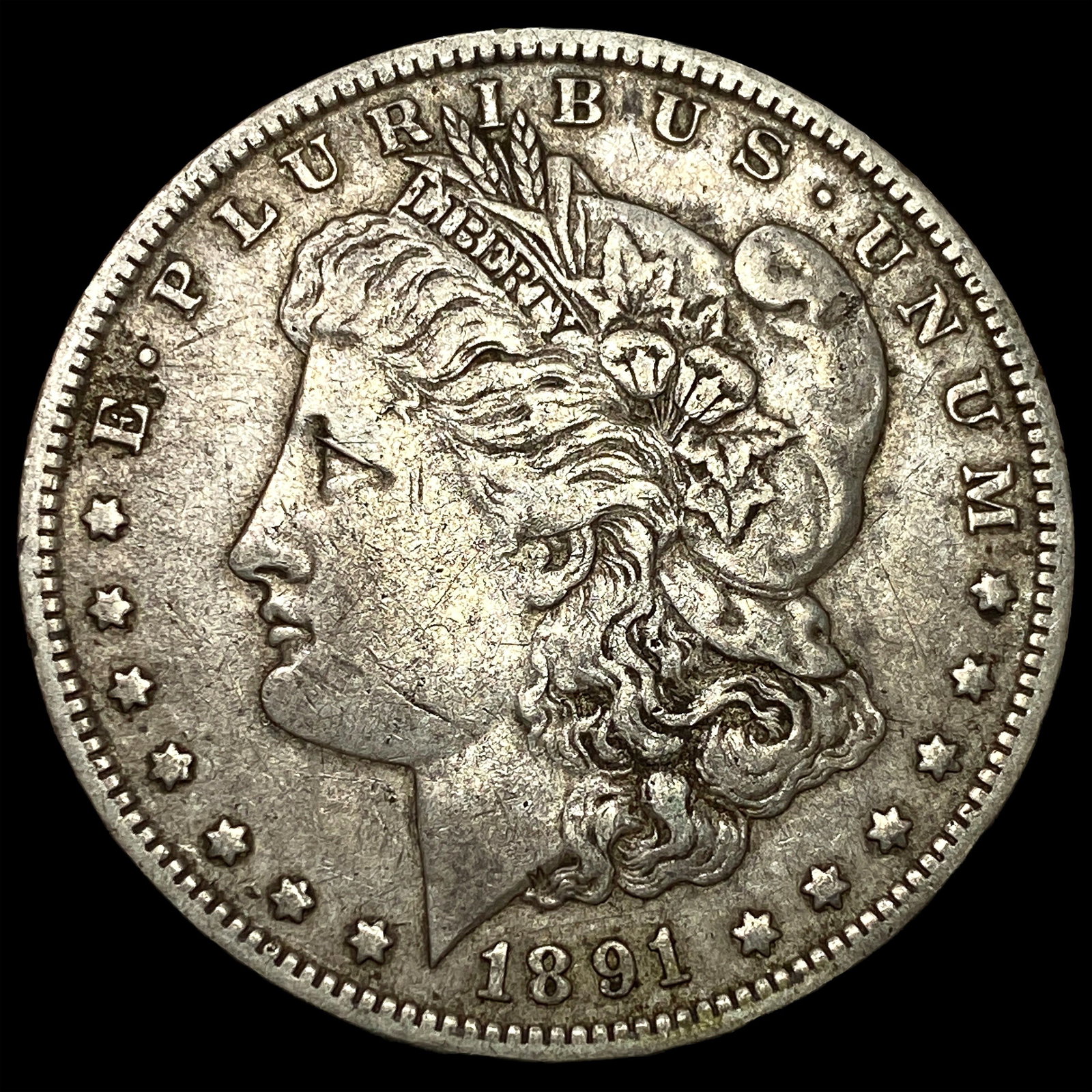 1891-O Silver Morgan Dollar CLOSELY UNCIRCULATED: 1891-O Silver Morgan Dollar CLOSELY UNCIRCULATED