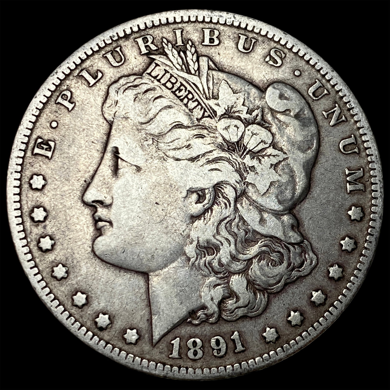 1891-O Silver Morgan Dollar NEARLY UNCIRCULATED: 1891-O Silver Morgan Dollar NEARLY UNCIRCULATED