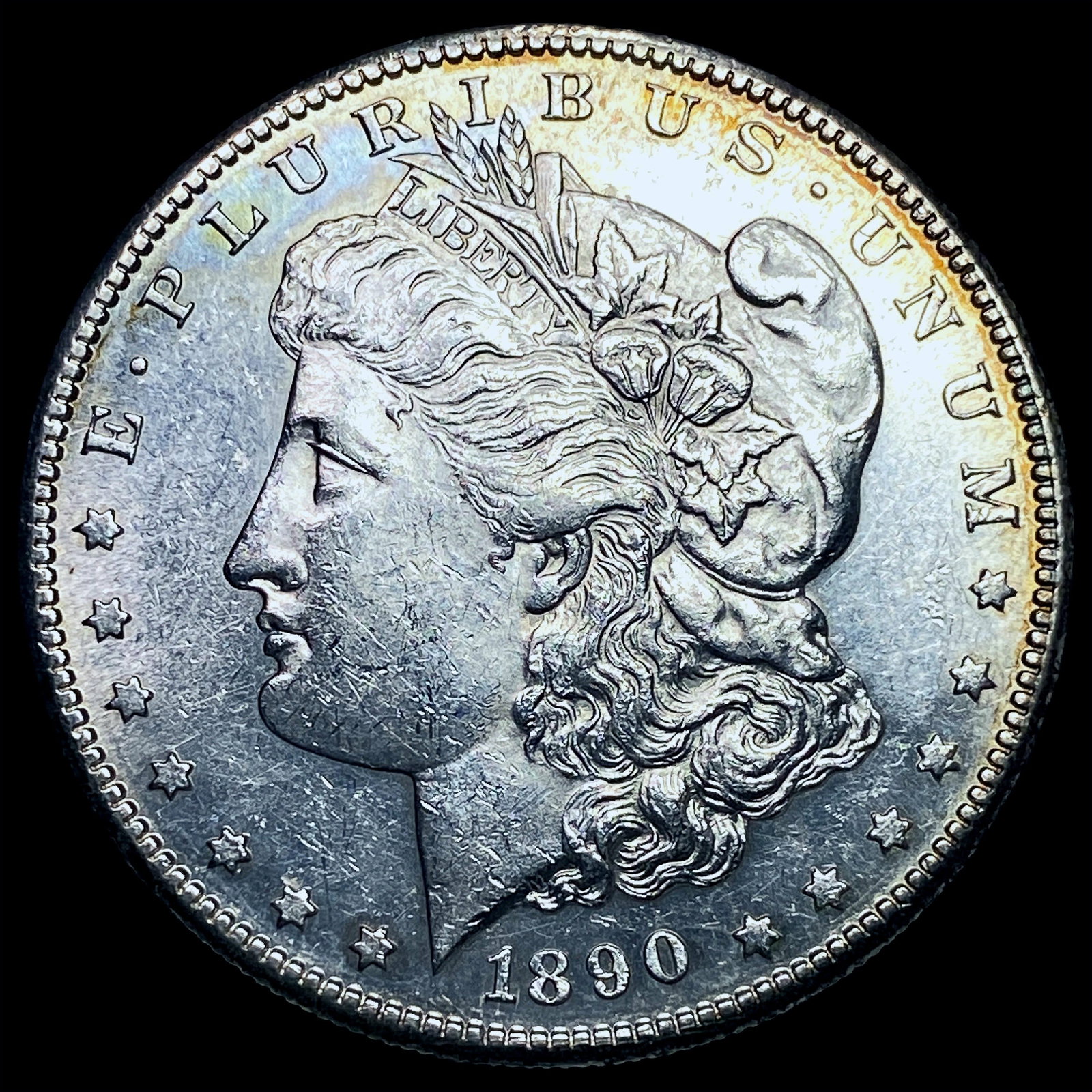 1890-S Morgan Silver Dollar CHOICE AU: 1890-S Morgan Silver Dollar CHOICE AU