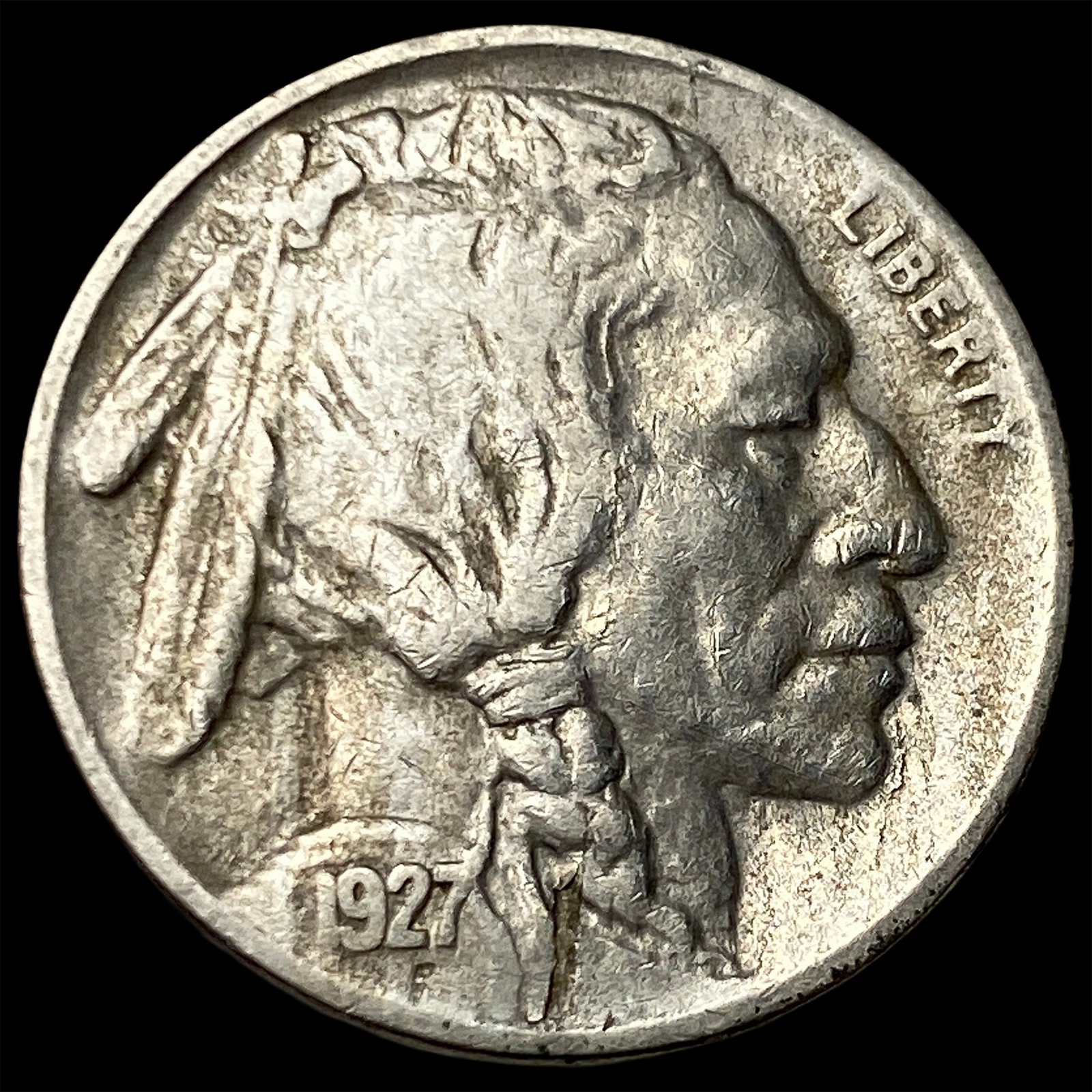 1927-S Buffalo Nickel LIGHTLY CIRCULATED: 1927-S Buffalo Nickel LIGHTLY CIRCULATED