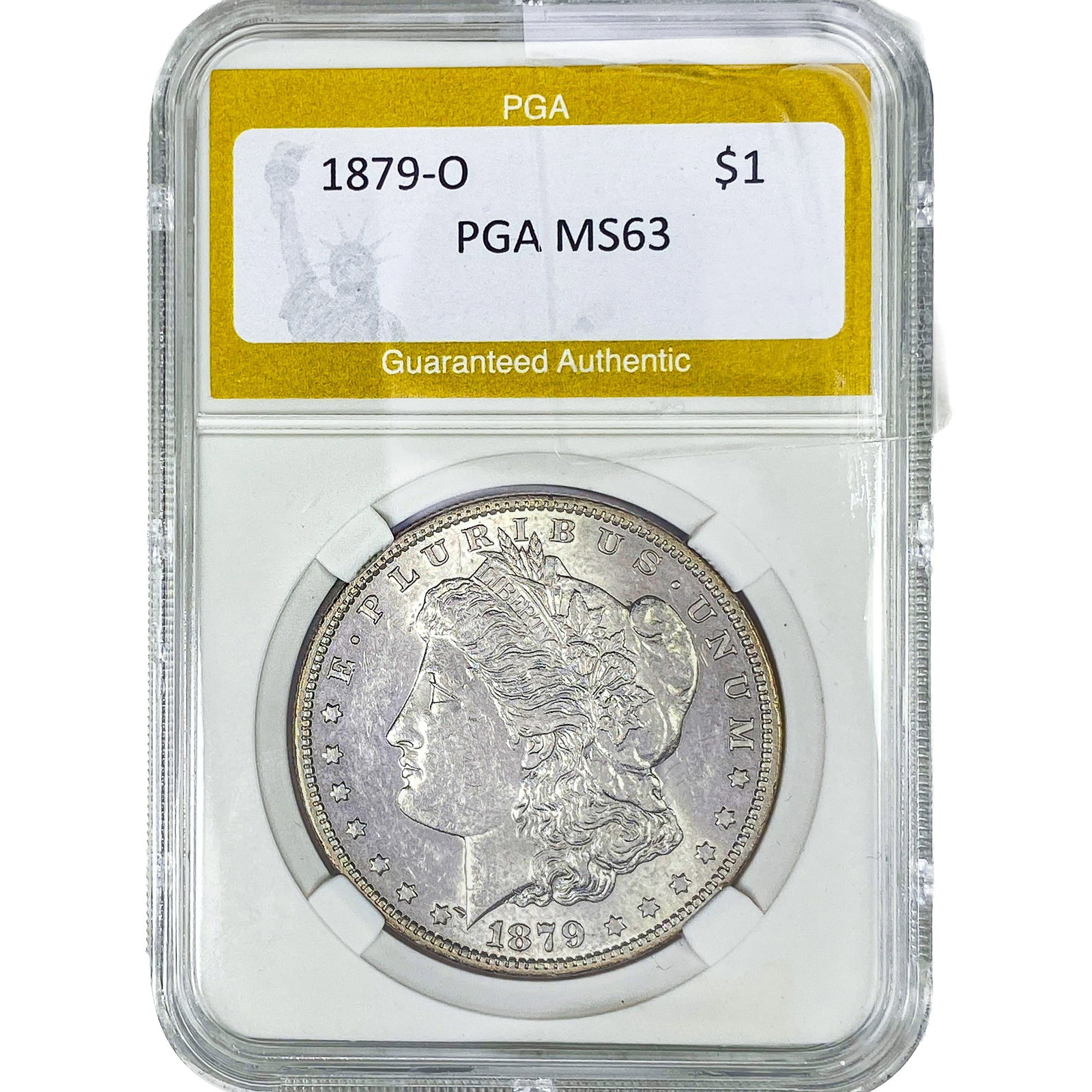 1879-O Morgan Silver Dollar PGA MS63 (1 of 2)