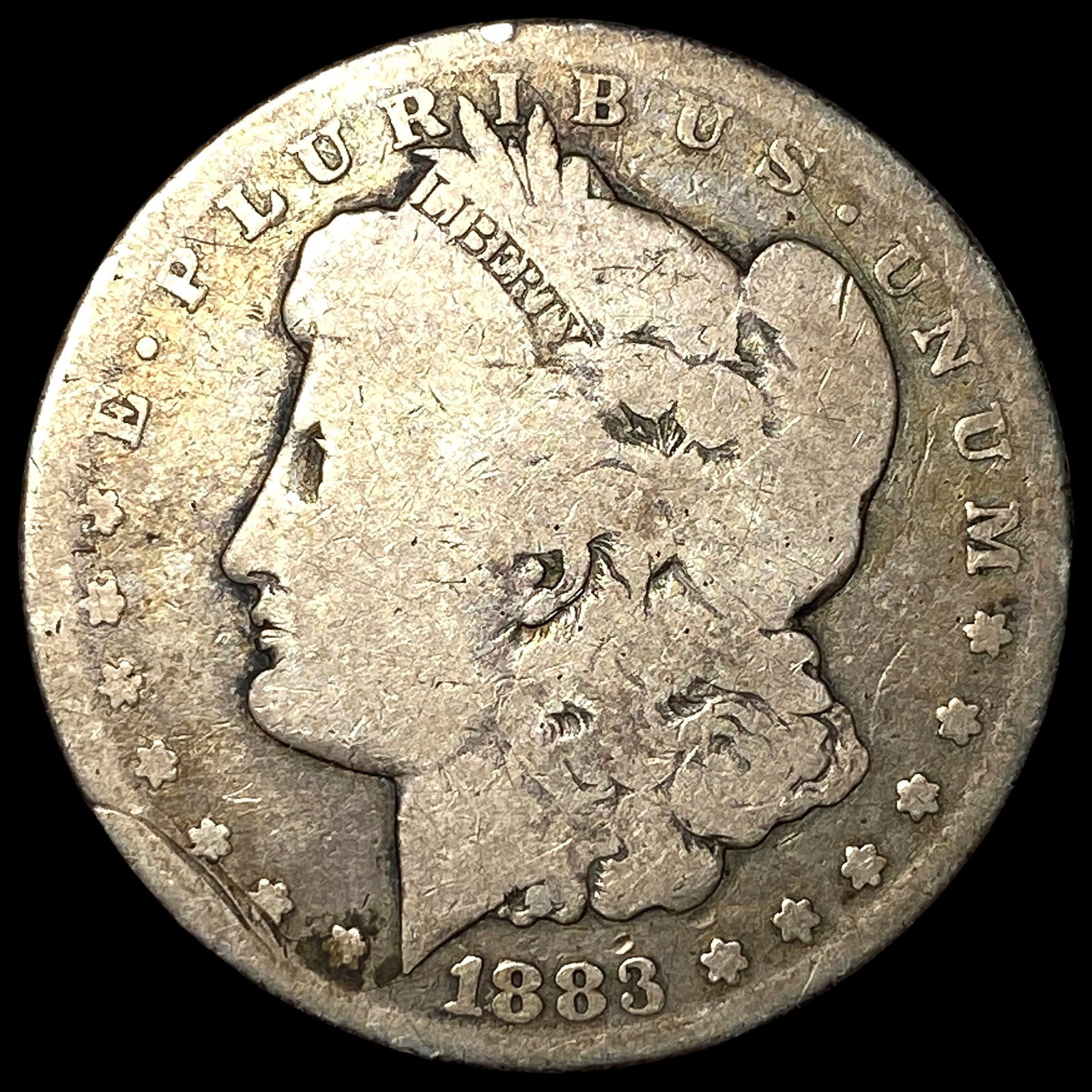 1883-CC Silver Morgan Dollar NICELY CIRCULATED: 1883-CC Silver Morgan Dollar NICELY CIRCULATED