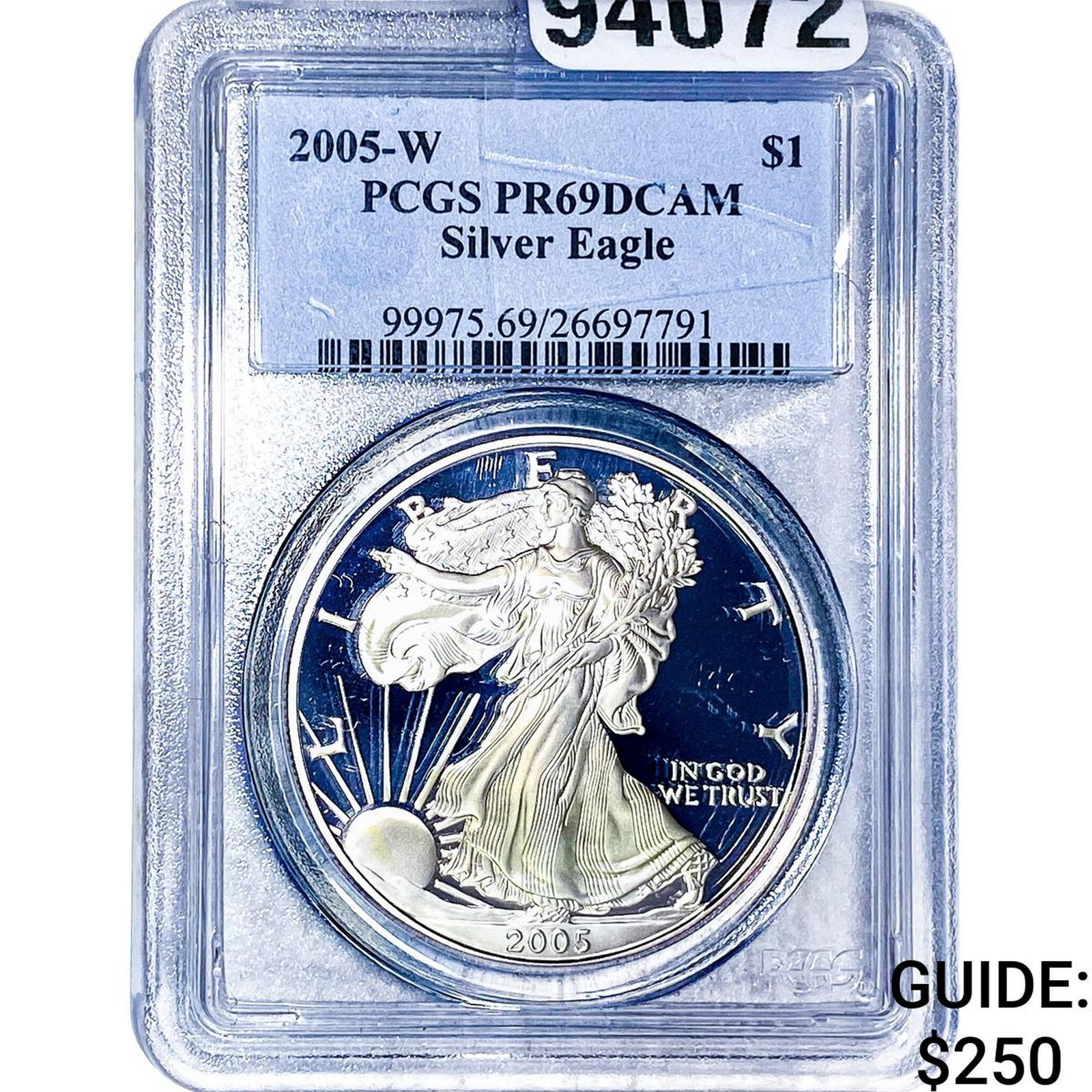 2005-W Silver Eagle PCGS PR69 DCAM (1 of 2)