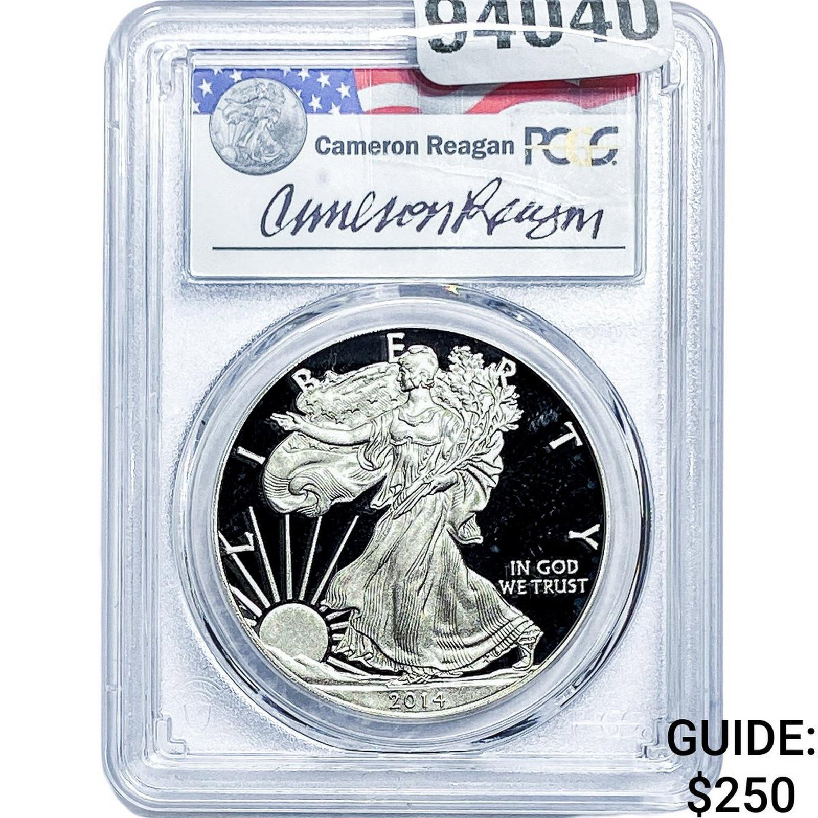 2014-W Silver Eagle PCGS PR69 DCAM: 2014-W Silver Eagle PCGS PR69 DCAM