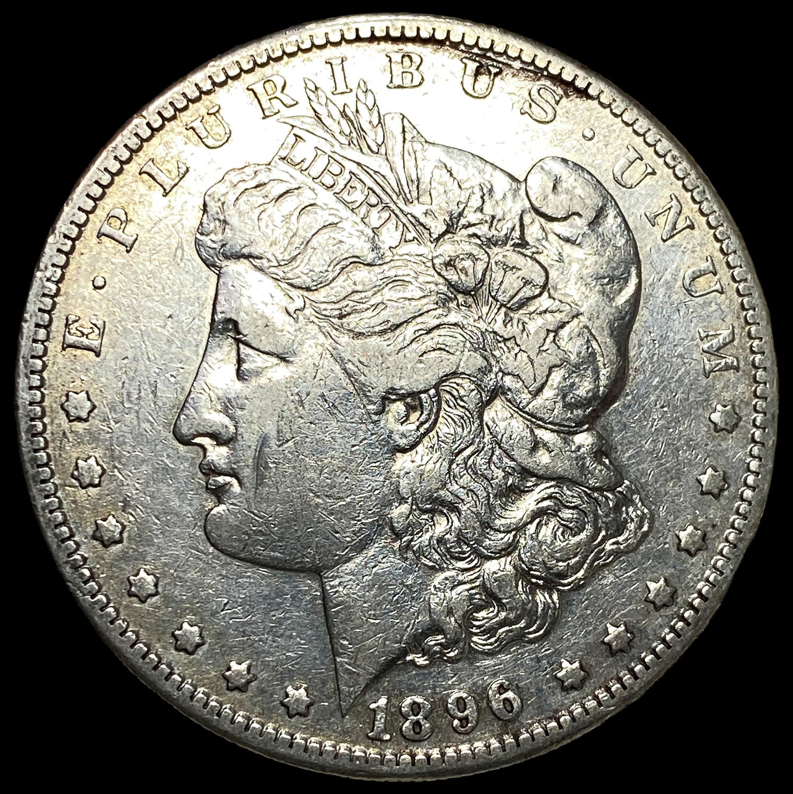 1896-S Silver Morgan Dollar LIGHTLY CIRCULATED: 1896-S Silver Morgan Dollar LIGHTLY CIRCULATED