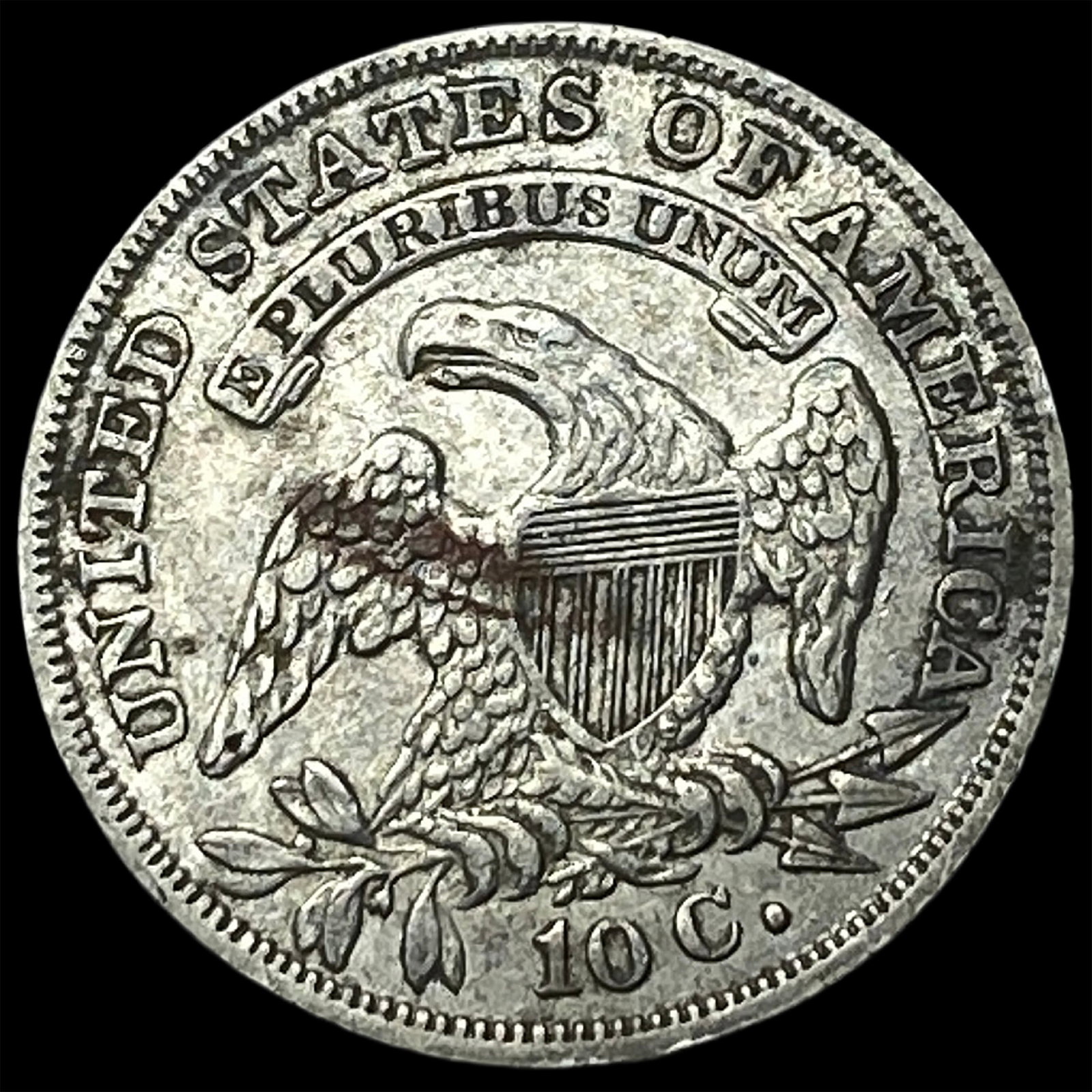 1836 Silver Capped Bust Dime HIGH GRADE - 2