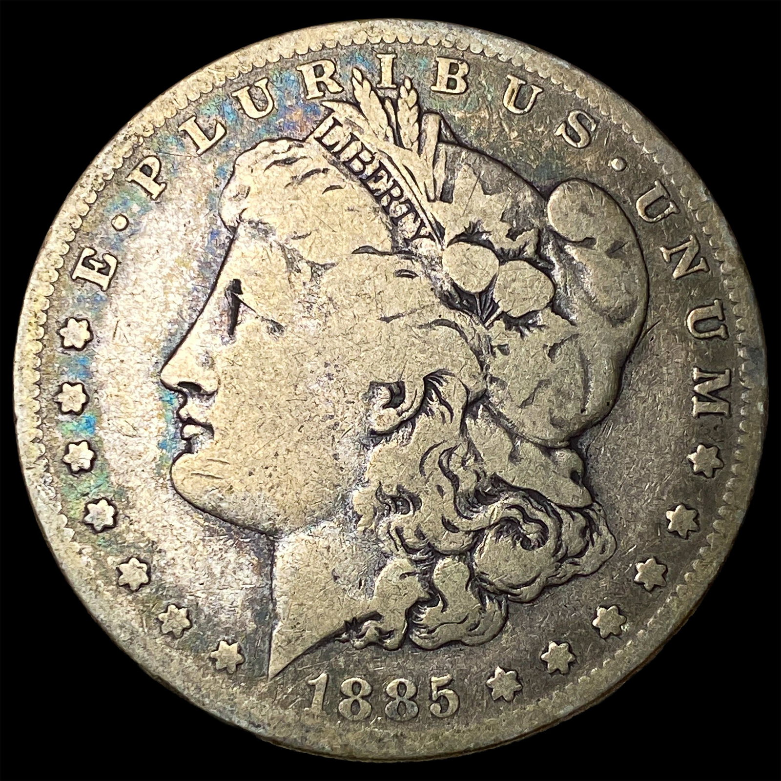 1885-S Silver Morgan Dollar NEARLY UNCIRCULATED: 1885-S Silver Morgan Dollar NEARLY UNCIRCULATED
