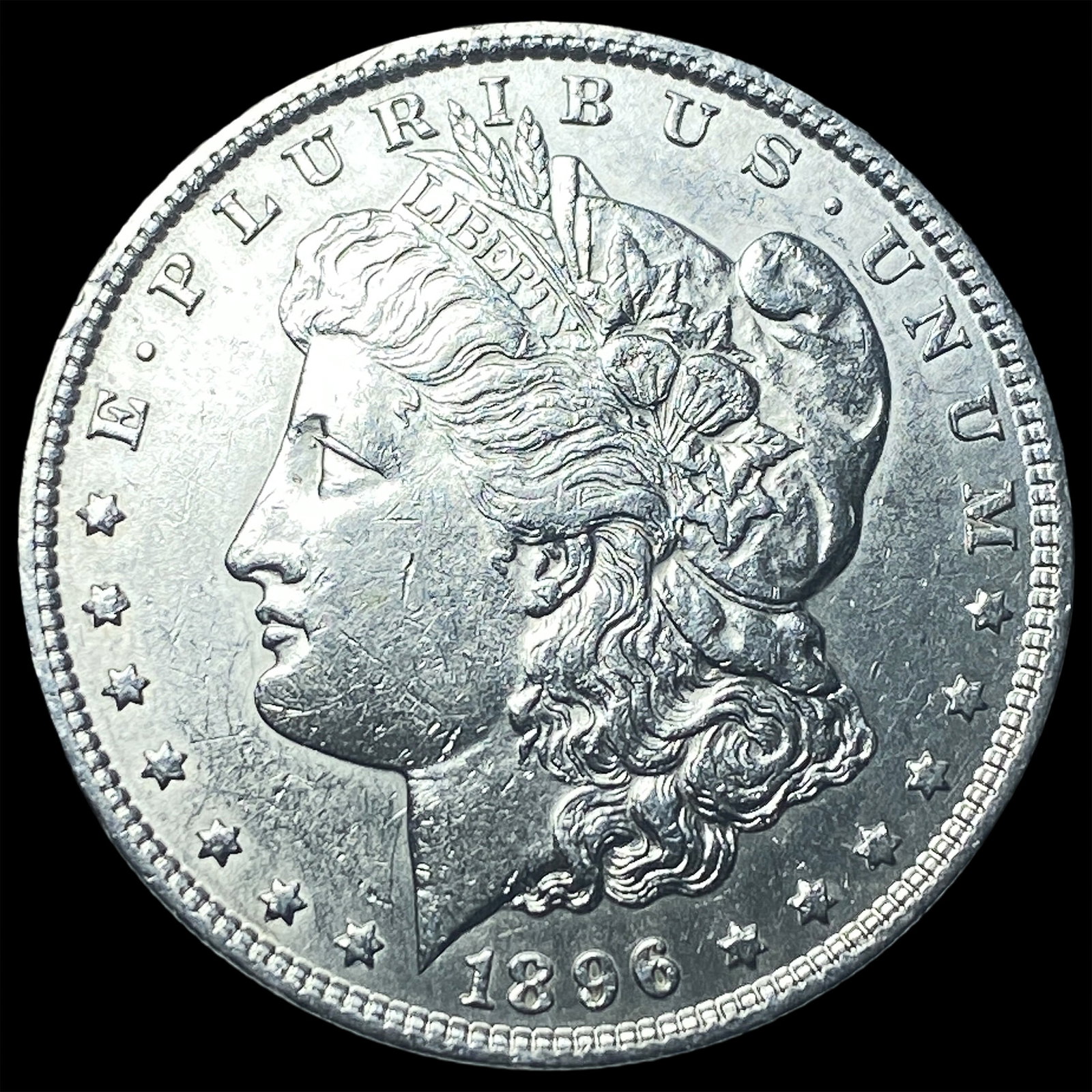 1896 Silver Morgan Dollar LIGHTLY CIRCULATED: 1896 Silver Morgan Dollar LIGHTLY CIRCULATED
