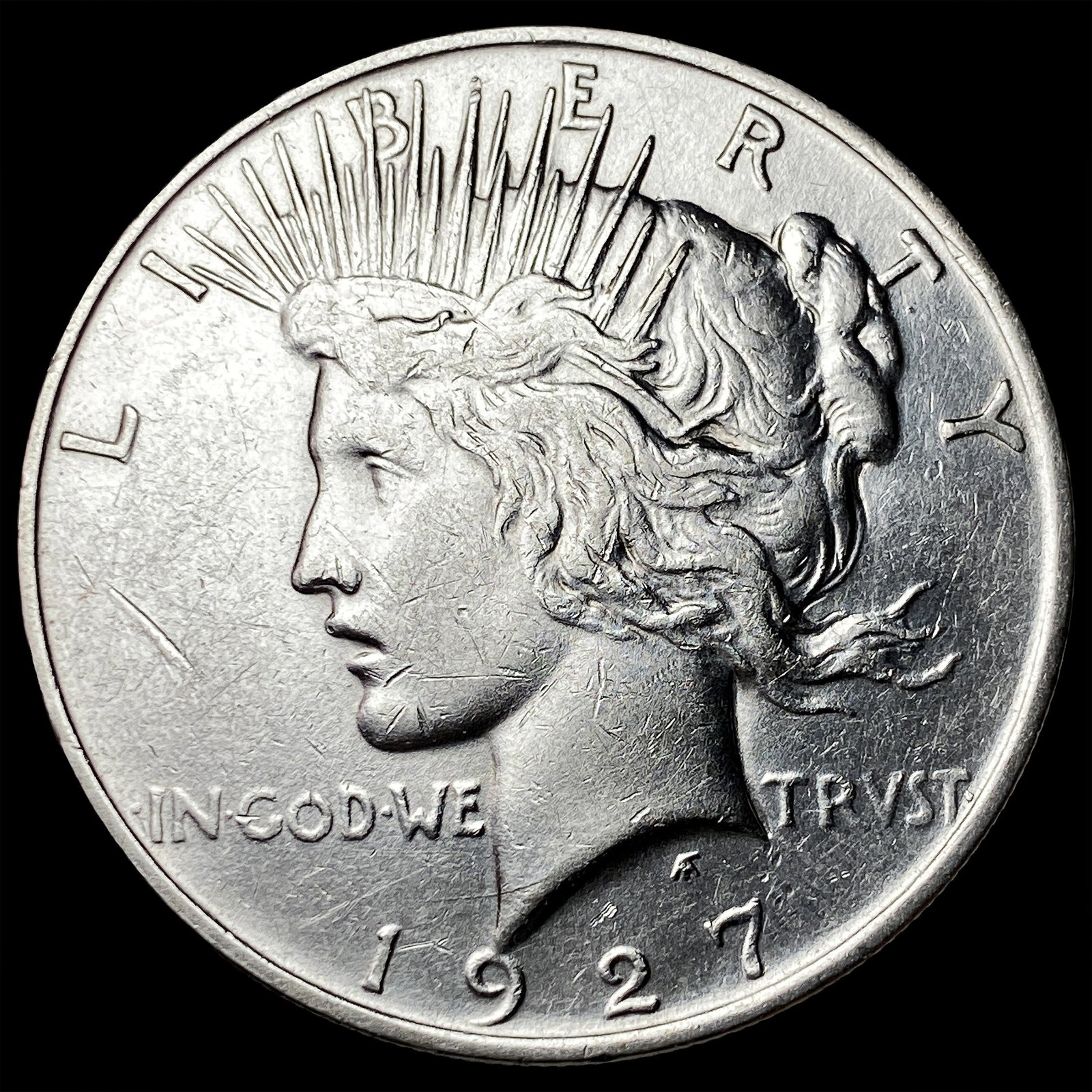 1927-D Peace Silver Dollar UNCIRCULATED: 1927-D Peace Silver Dollar UNCIRCULATED