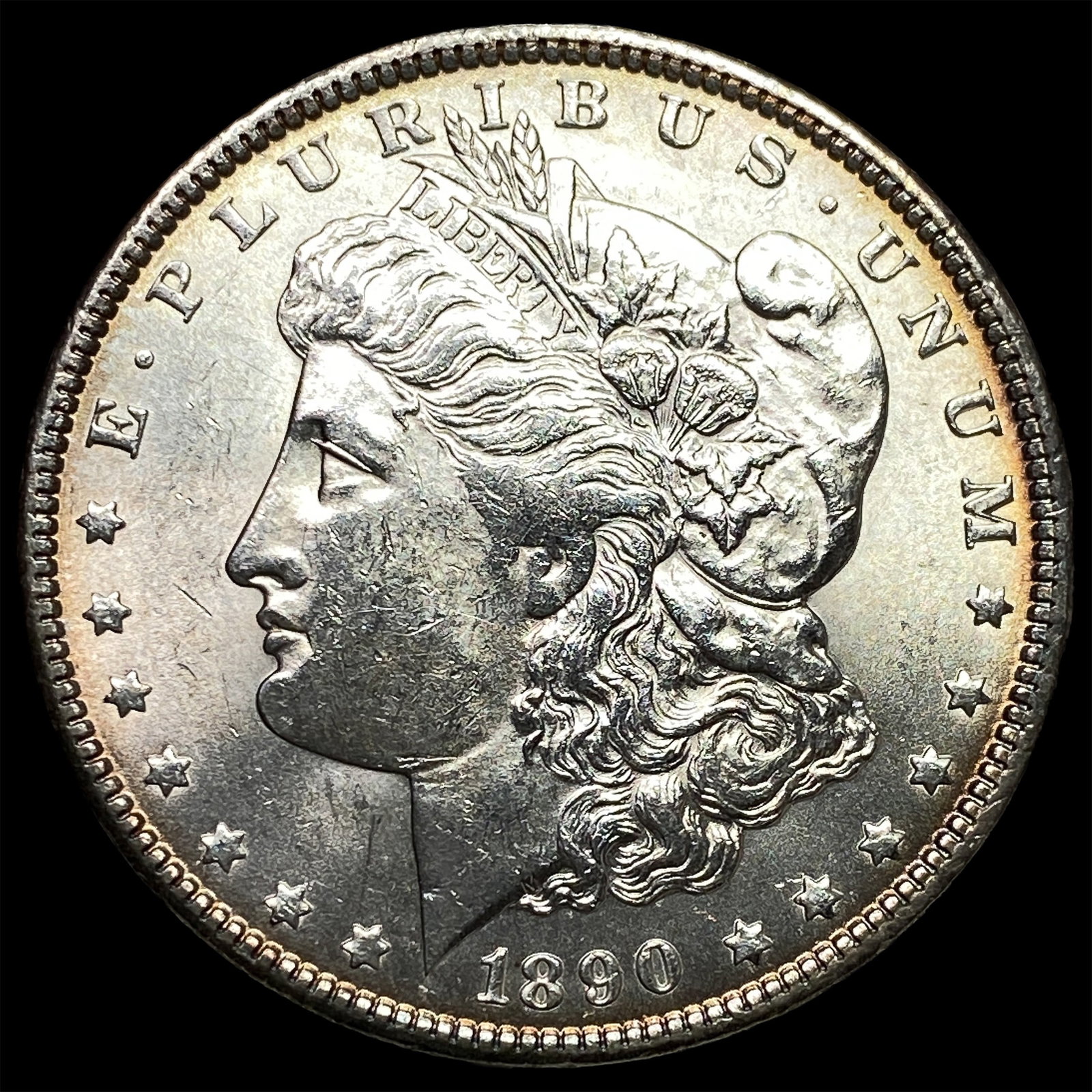 1890 Silver Morgan Dollar CHOICE AU: 1890 Silver Morgan Dollar CHOICE AU