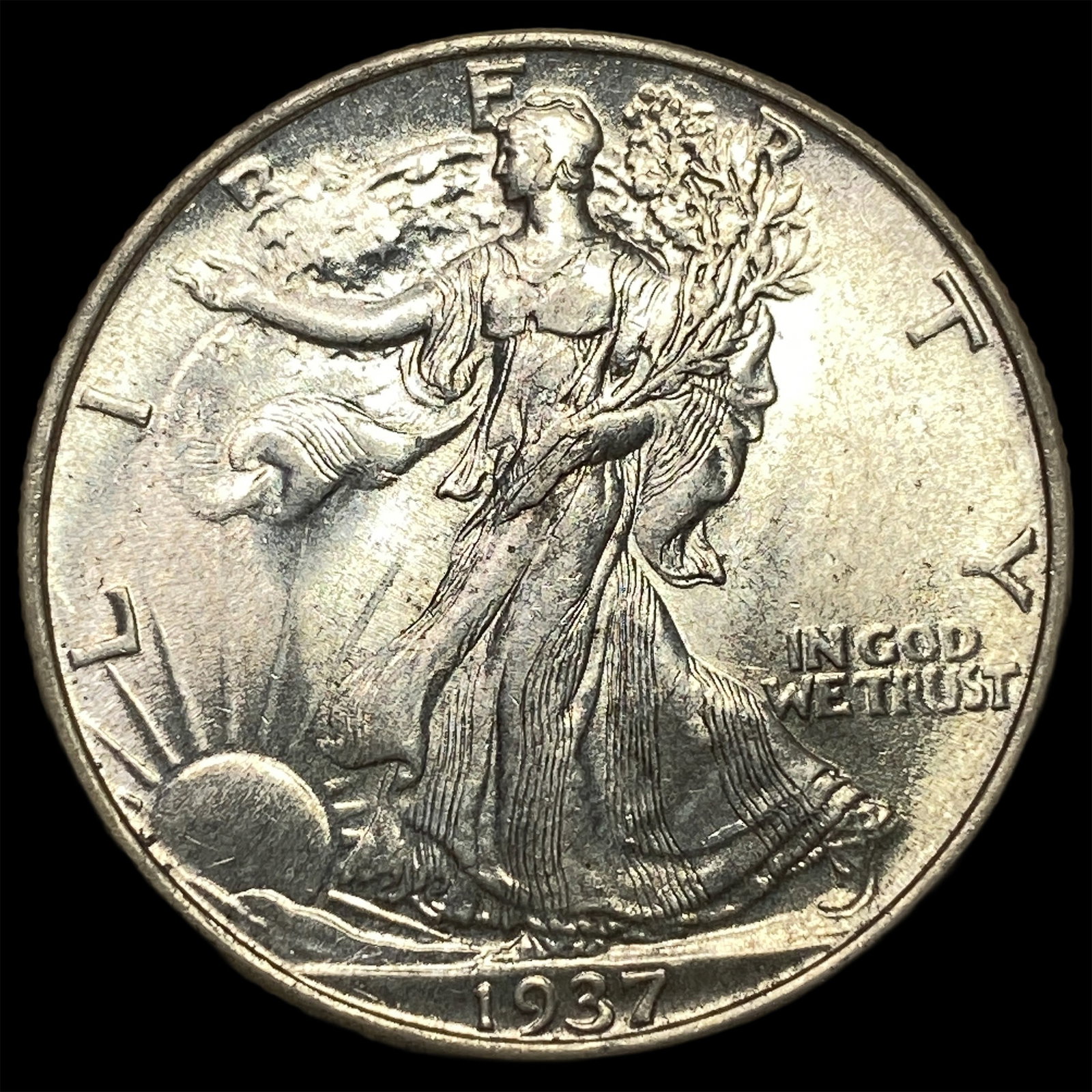 1937 Walking Liberty Half Dollar UNCIRCULATED: 1937 Walking Liberty Half Dollar UNCIRCULATED