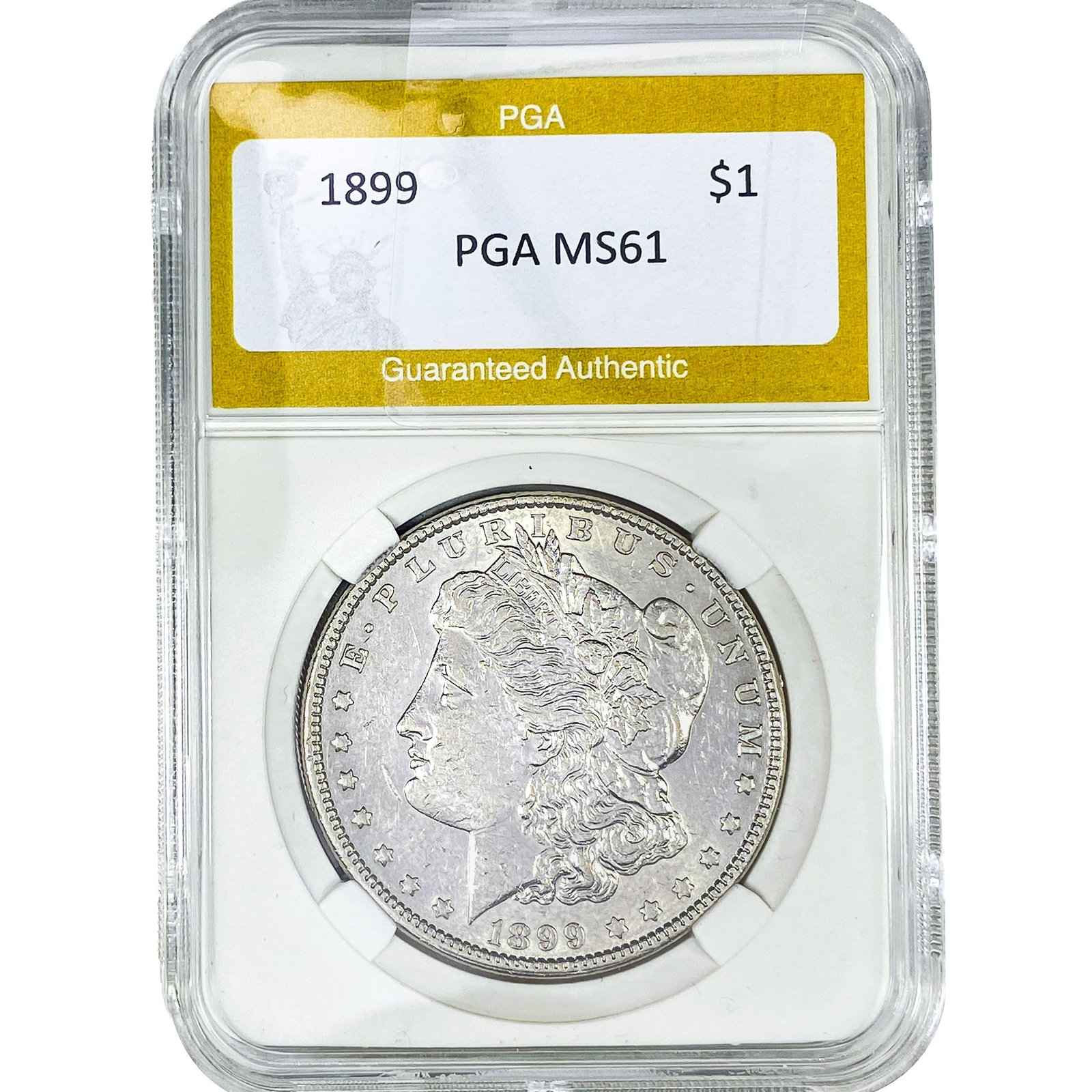 1899 Morgan Silver Dollar PGA MS61: 1899 Morgan Silver Dollar PGA MS61
