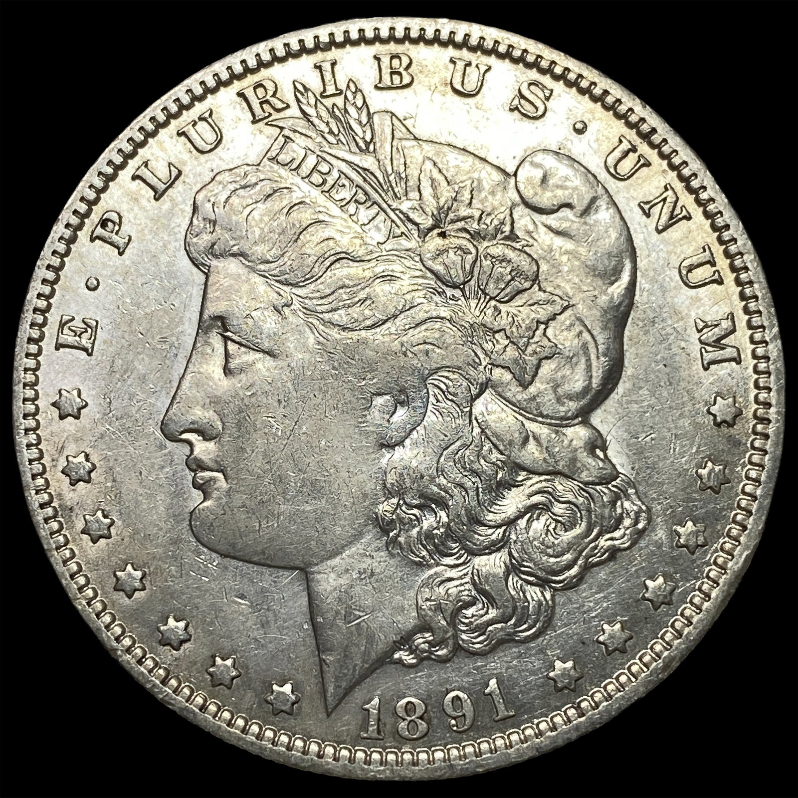 1891-O Silver Morgan Dollar CHOICE AU