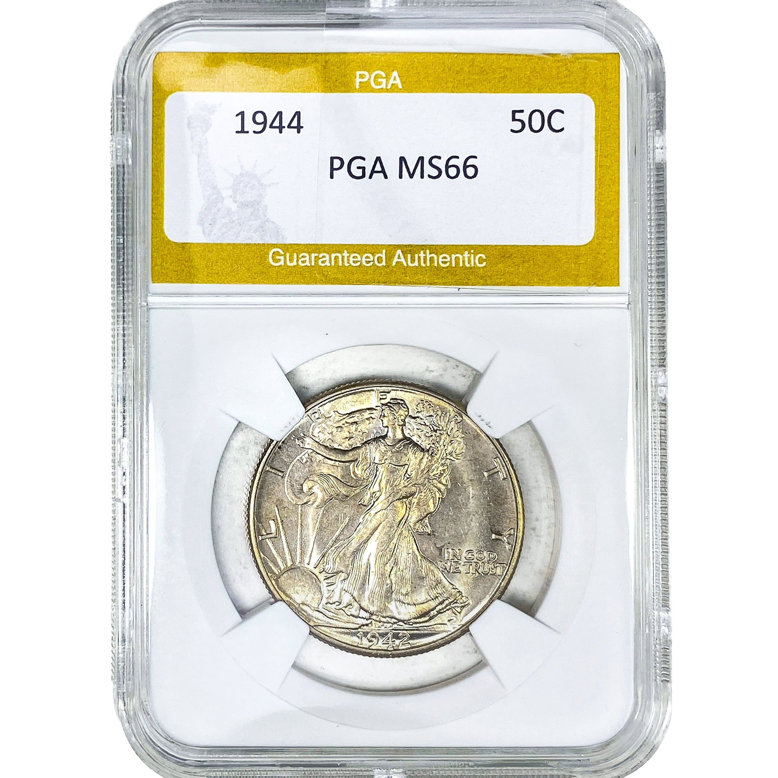 1944 Walking Liberty Half Dollar PGA MS66