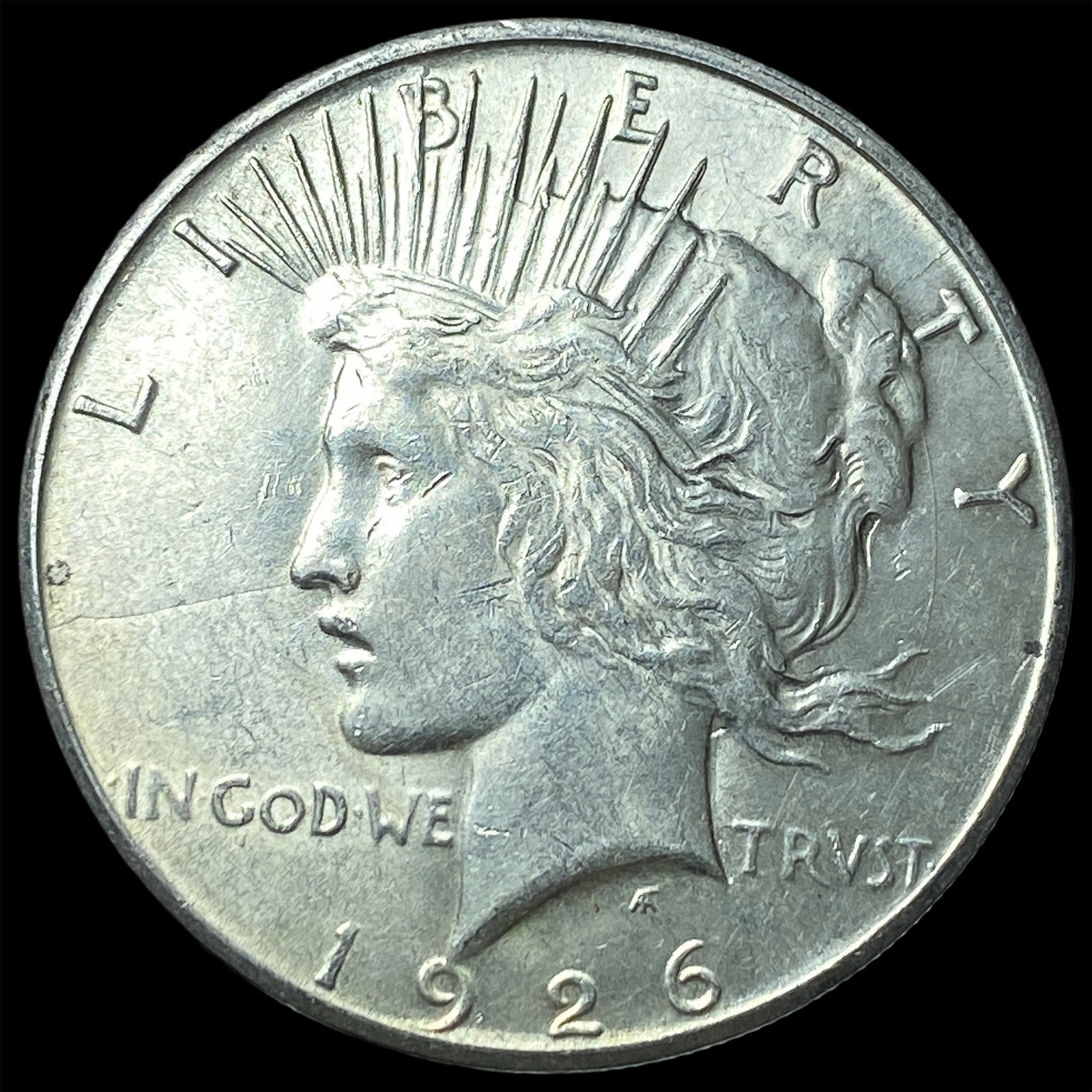 1926-S Silver Peace Dollar CLOSELY UNCIRCULATED: 1926-S Silver Peace Dollar CLOSELY UNCIRCULATED