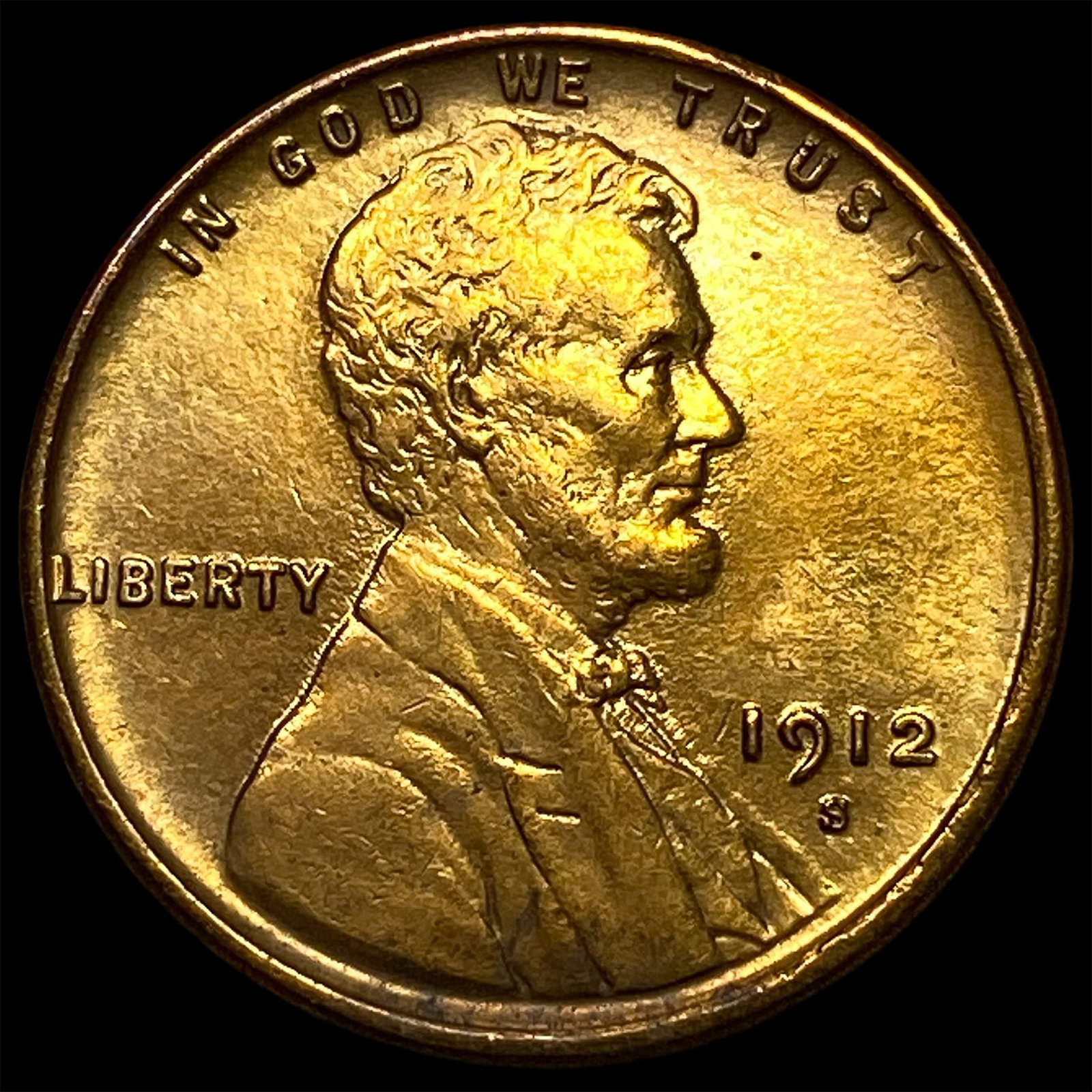 1912-S Lincoln Wheat Cent UNCIRCULATED (1 of 2)