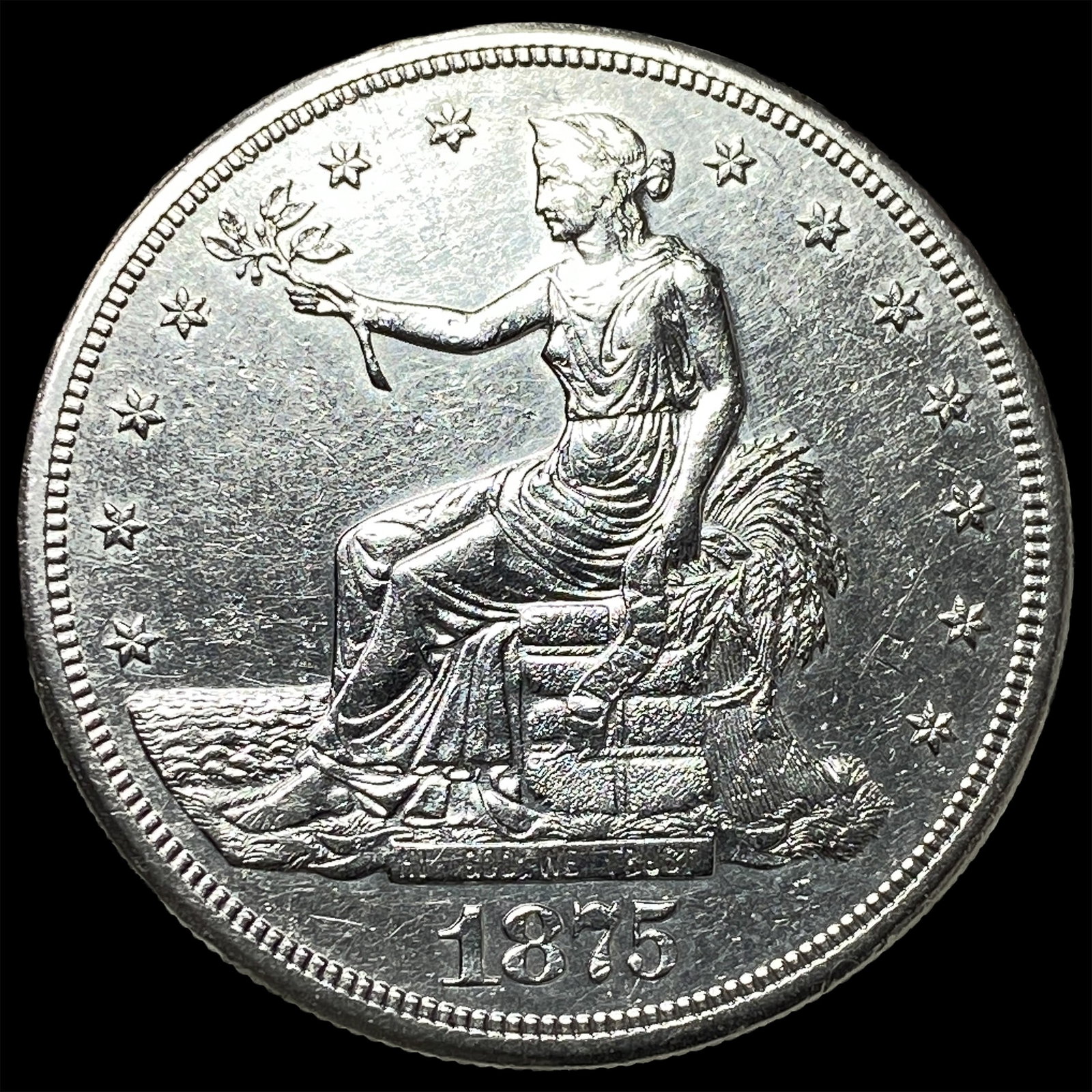 1875-S Silver Trade Dollar UNCIRCULATED (1 of 2)