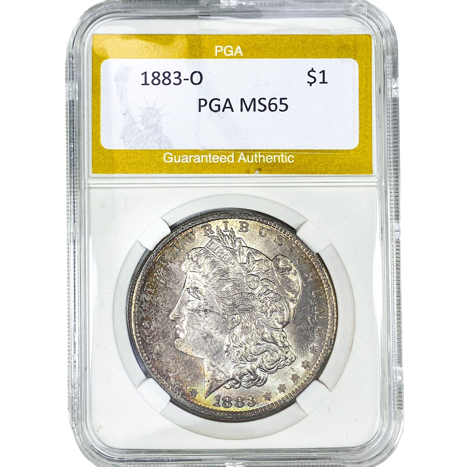 1883-O Morgan Silver Dollar PGA MS65: 1883-O Morgan Silver Dollar PGA MS65