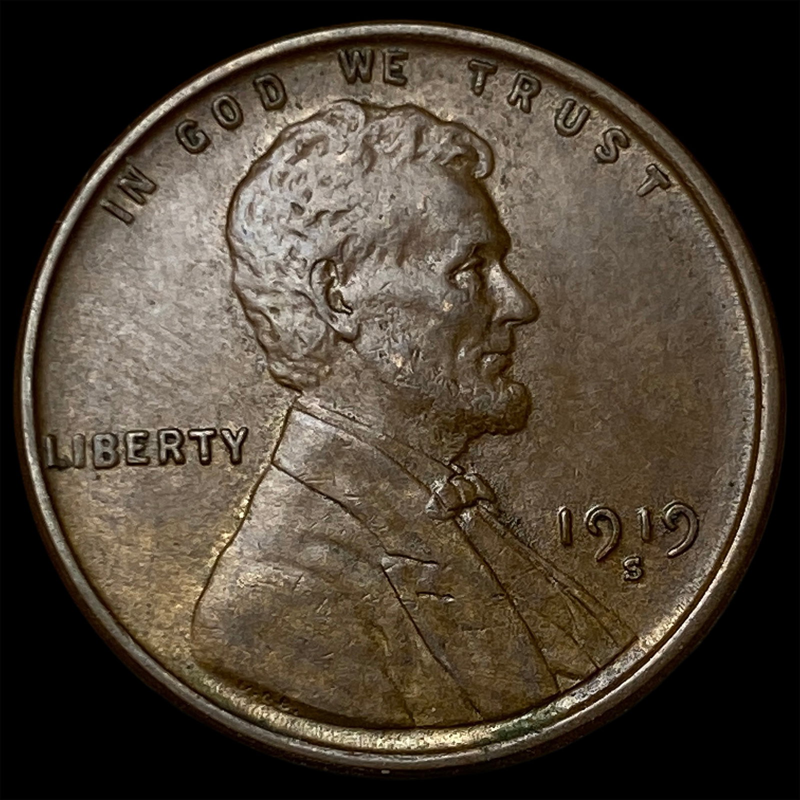 1919-S Lincoln Wheat Cent UNCIRCULATED (1 of 2)