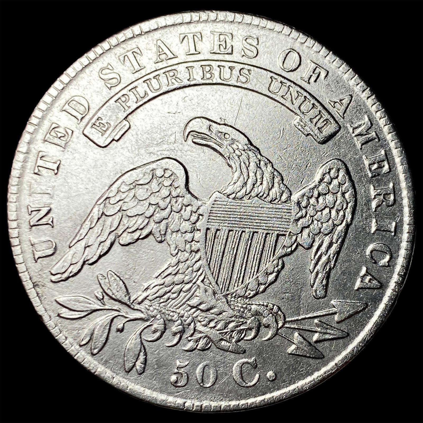 1834 Capped Bust Half Dollar CLOSELY UNCIRCULATED - 2