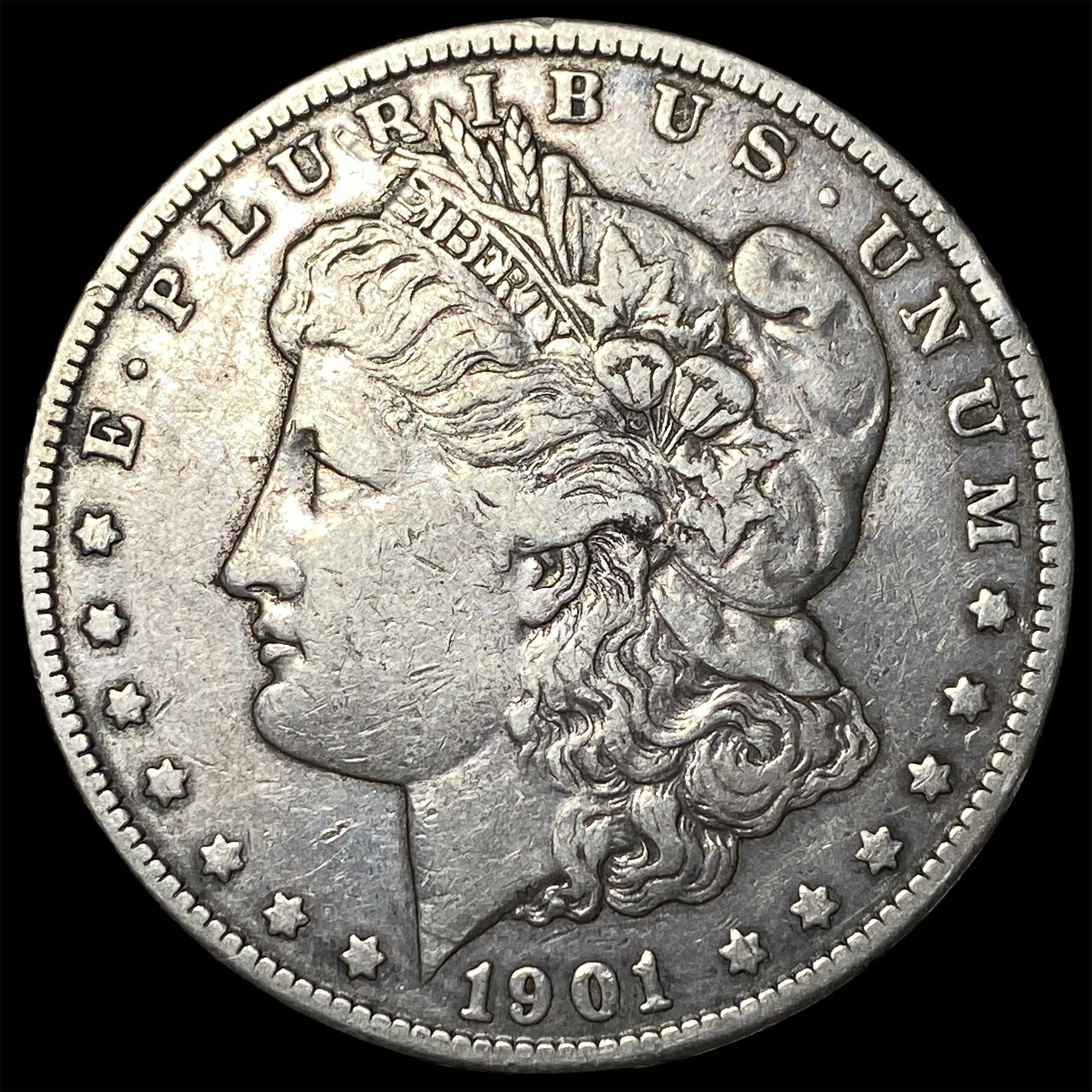 1901 Morgan Silver Dollar NEARLY UNCIRCULATED: 1901 Morgan Silver Dollar NEARLY UNCIRCULATED