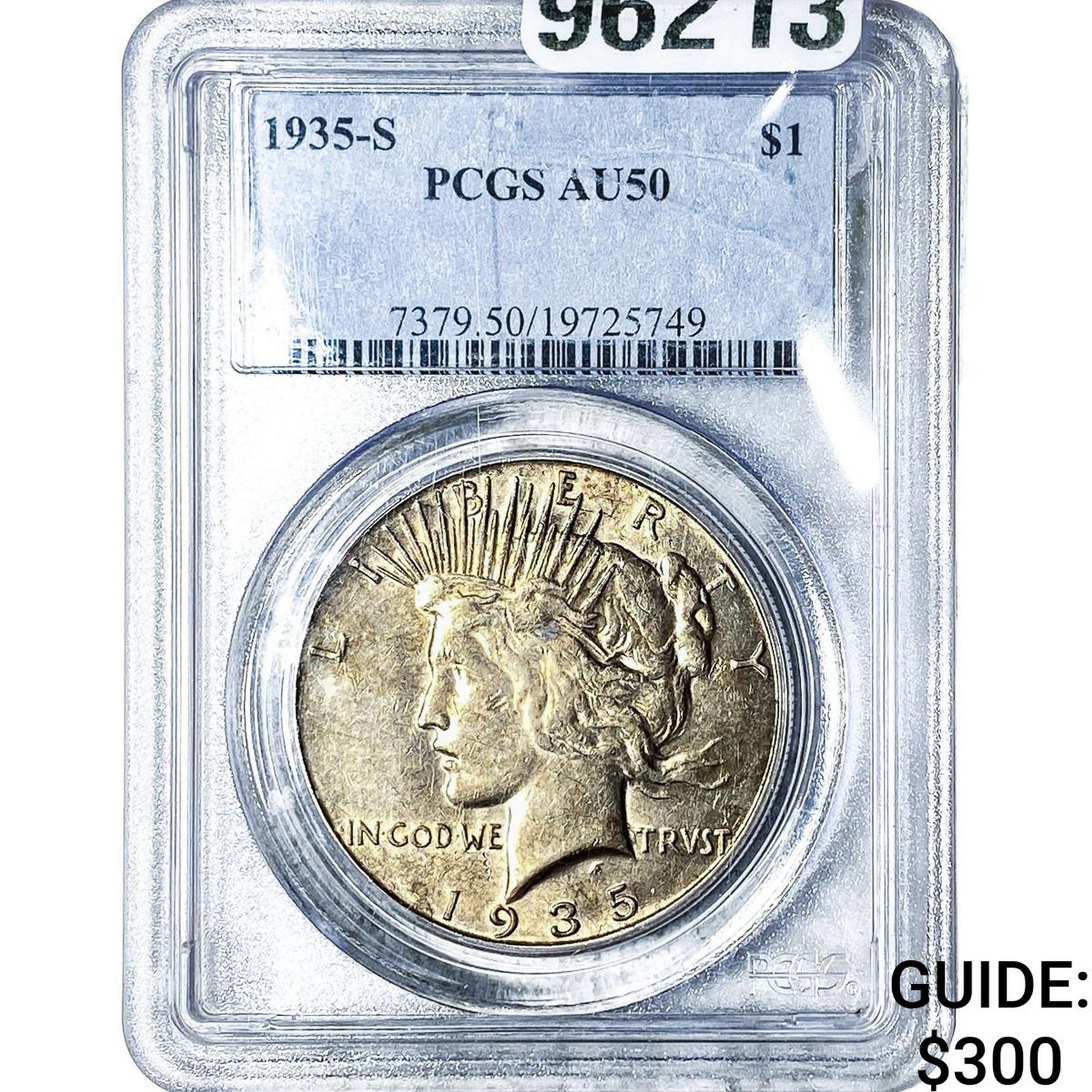 1935-S Silver Peace Dollar PCGS AU50 (1 of 2)
