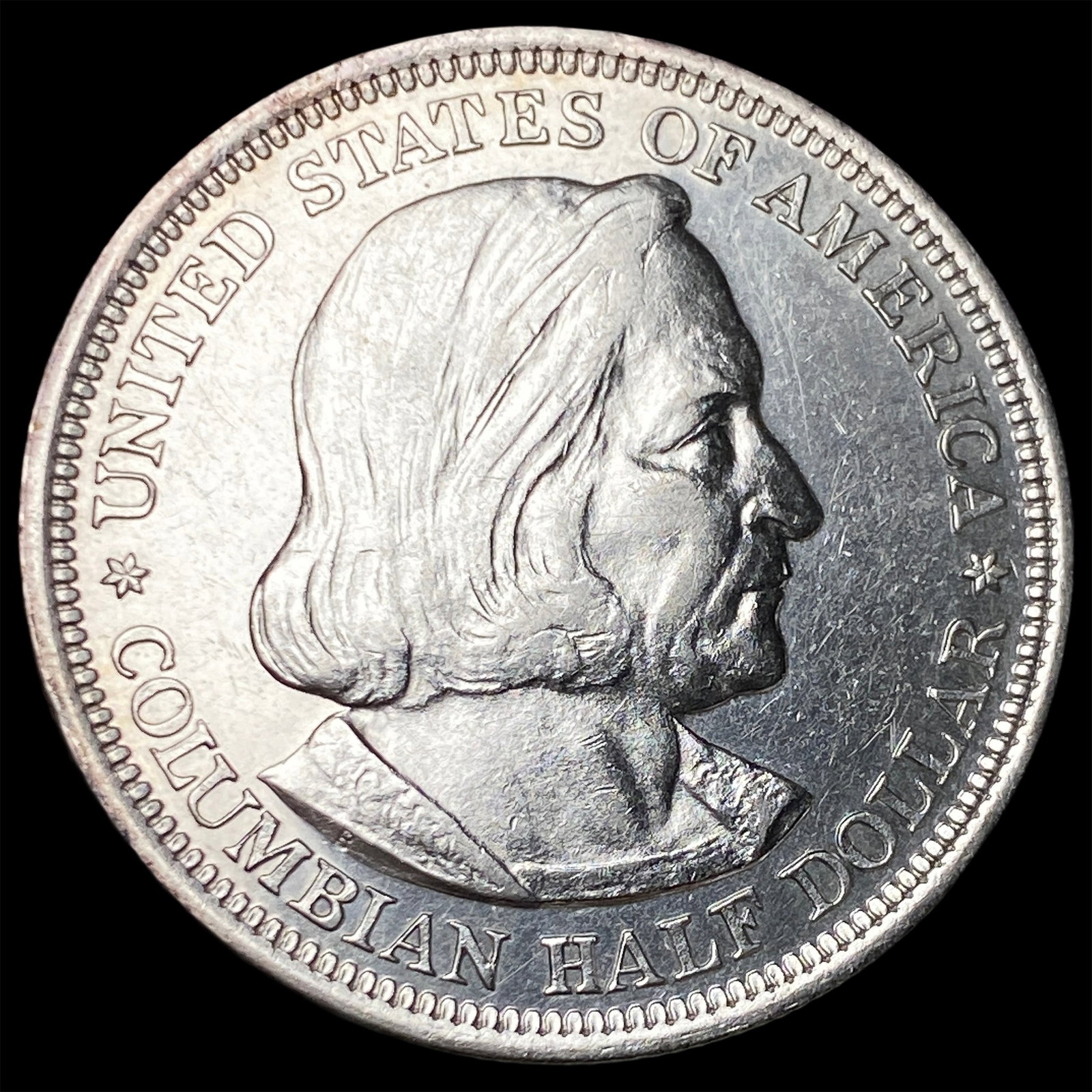 1892 Silver Columbian Expo Half Dollar CLOSELY UNCIRCULATED: 1892 Silver Columbian Expo Half Dollar CLOSELY UNCIRCULATED