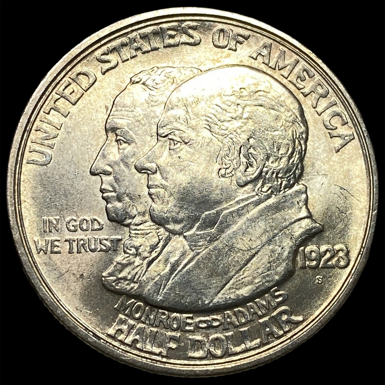 1923-S Silver Monroe Half Dollar UNCIRCULATED: 1923-S Silver Monroe Half Dollar UNCIRCULATED
