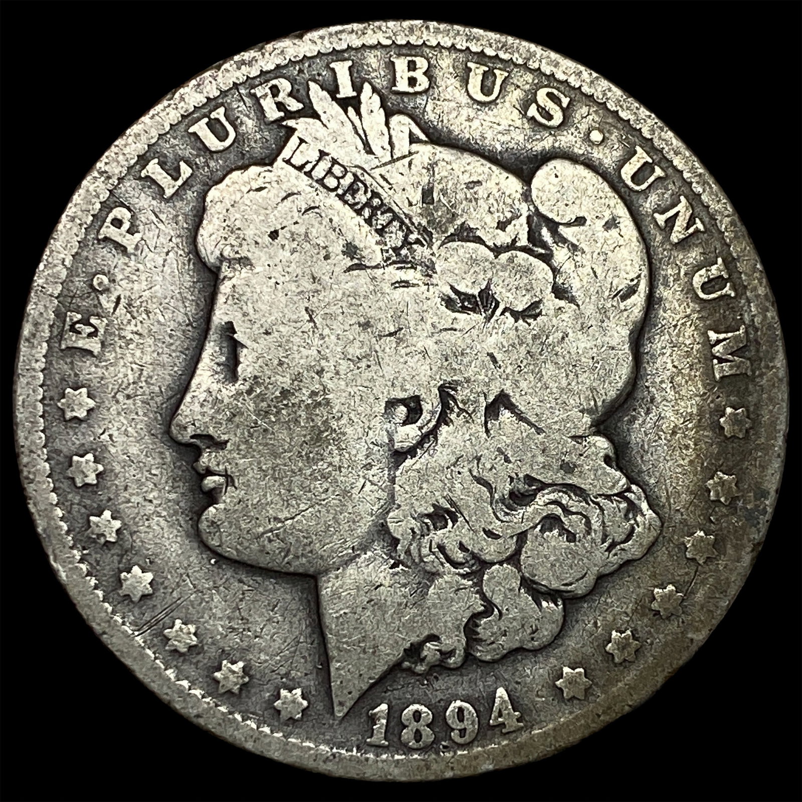 1894-O Silver Morgan Dollar NICELY CIRCULATED: 1894-O Silver Morgan Dollar NICELY CIRCULATED